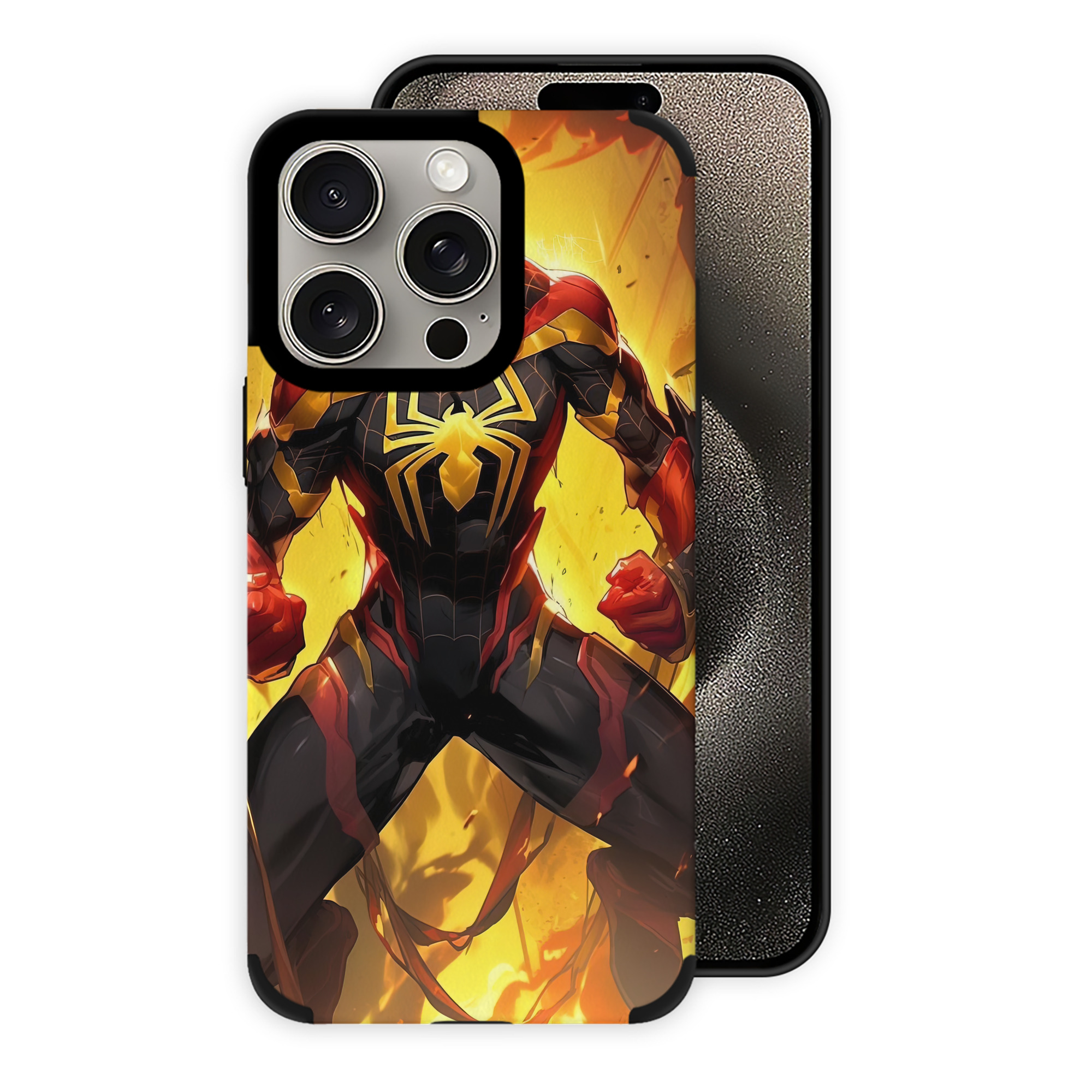Spider Man スパイダーマン 【iPhone15ProMax対応】 PUレザー スマホケース 耐衝撃＆黄変防止