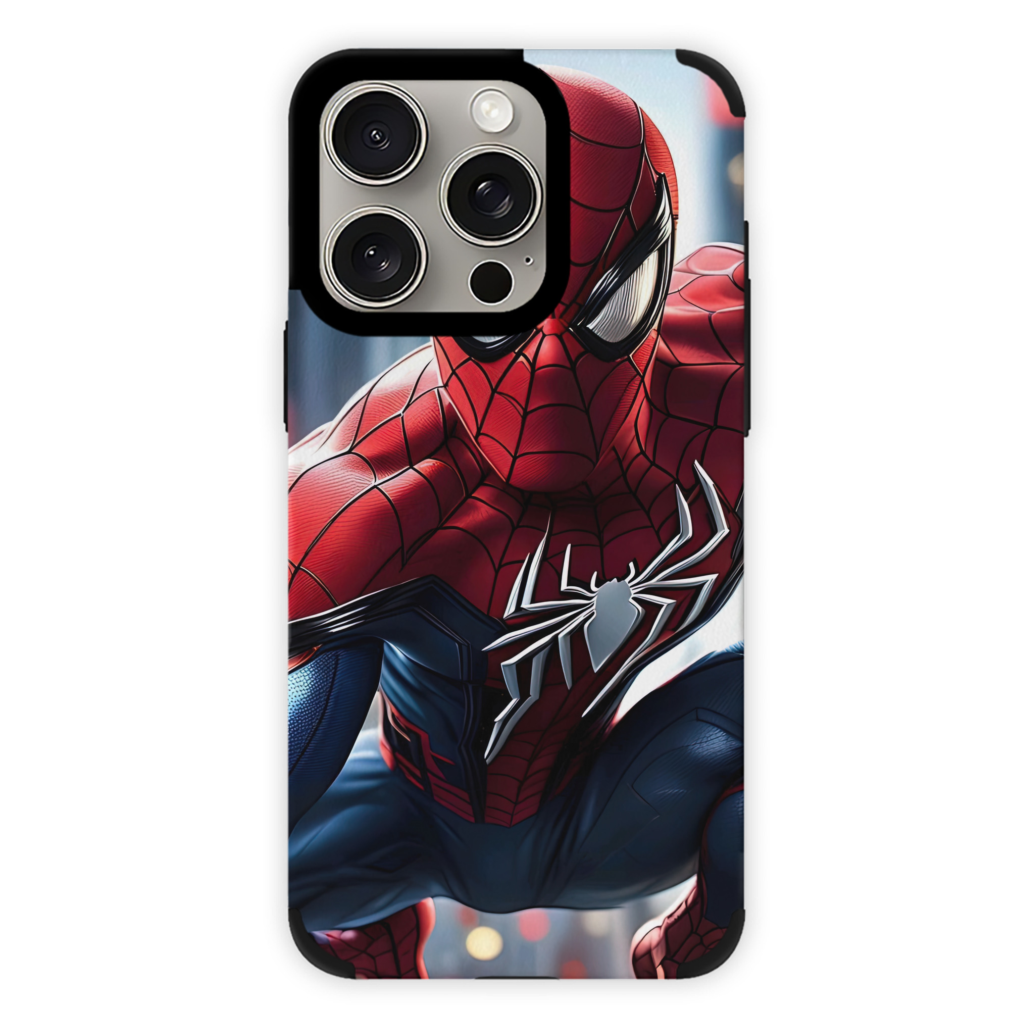 （画像用） Spider Man スパイダーマン 【iPhone15ProMax対応】 PUレザー スマホケース 耐衝撃＆黄変防止