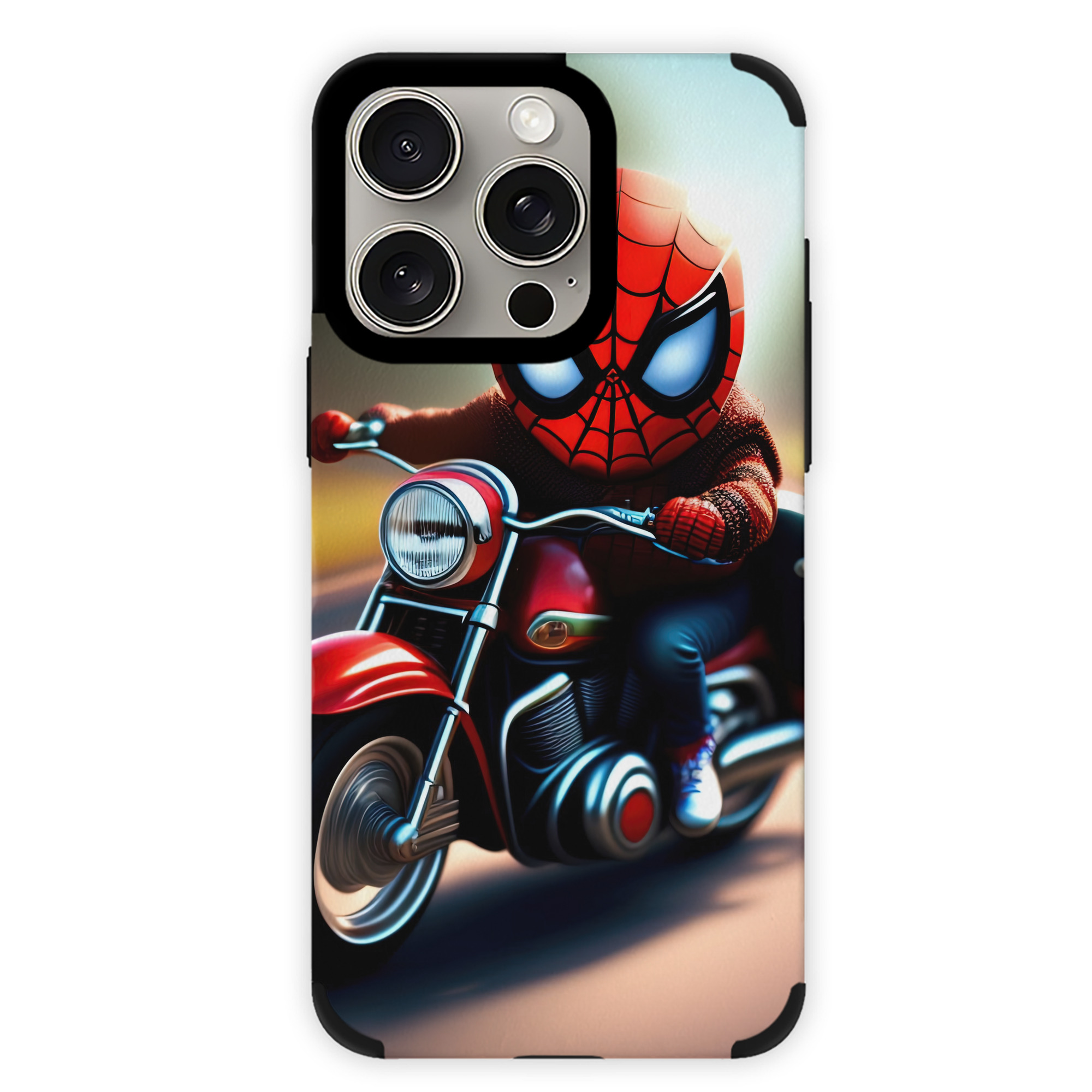 （画像用） Spider Man スパイダーマン 【iPhone15ProMax対応】 PUレザー スマホケース 耐衝撃＆黄変防止