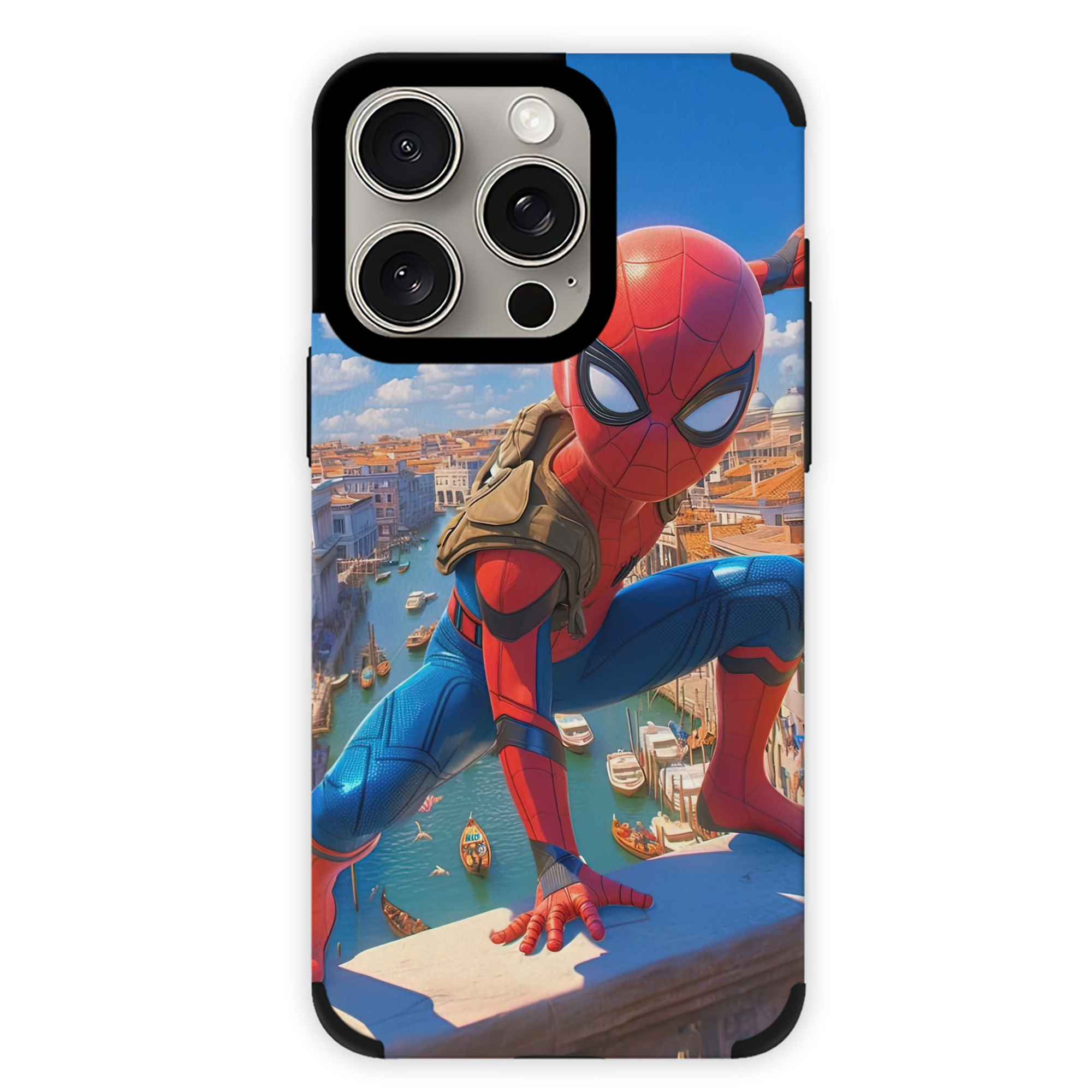 Spider Man スパイダーマン 【iPhone15ProMax対応】 PUレザー スマホケース 耐衝撃＆黄変防止