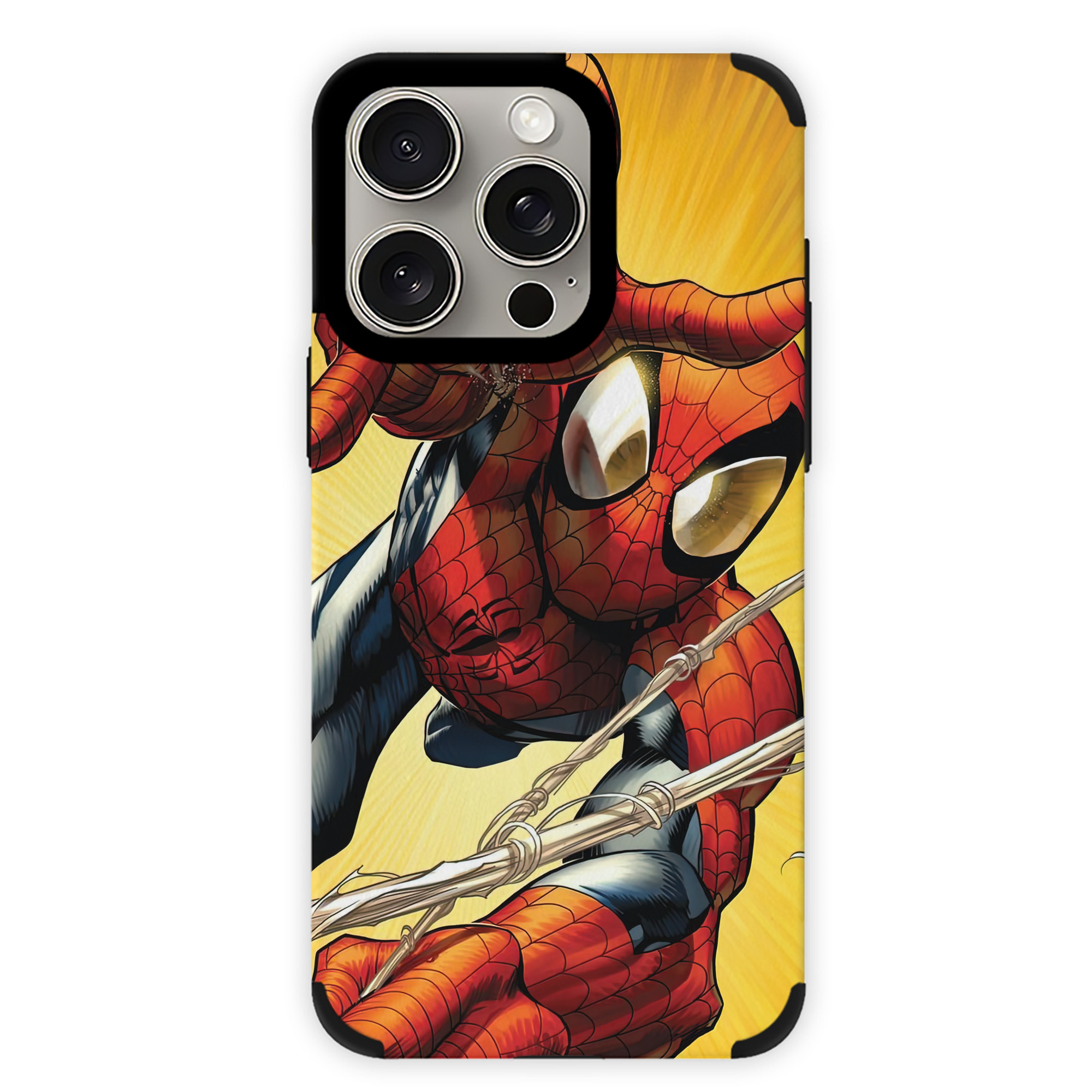 Spider Man スパイダーマン 【iPhone15ProMax対応】 PUレザー スマホケース 耐衝撃＆黄変防止