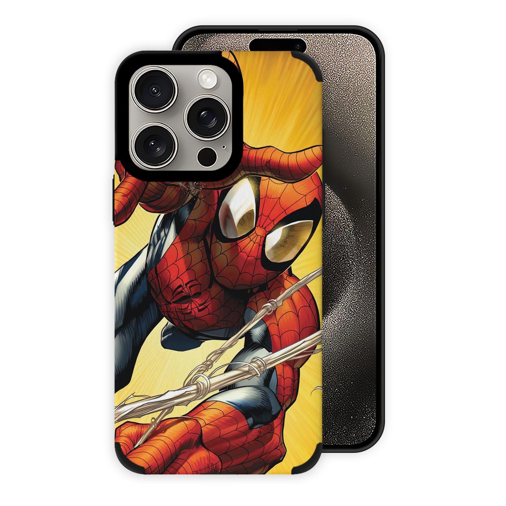 Spider Man スパイダーマン 【iPhone15ProMax対応】 PUレザー スマホケース 耐衝撃＆黄変防止