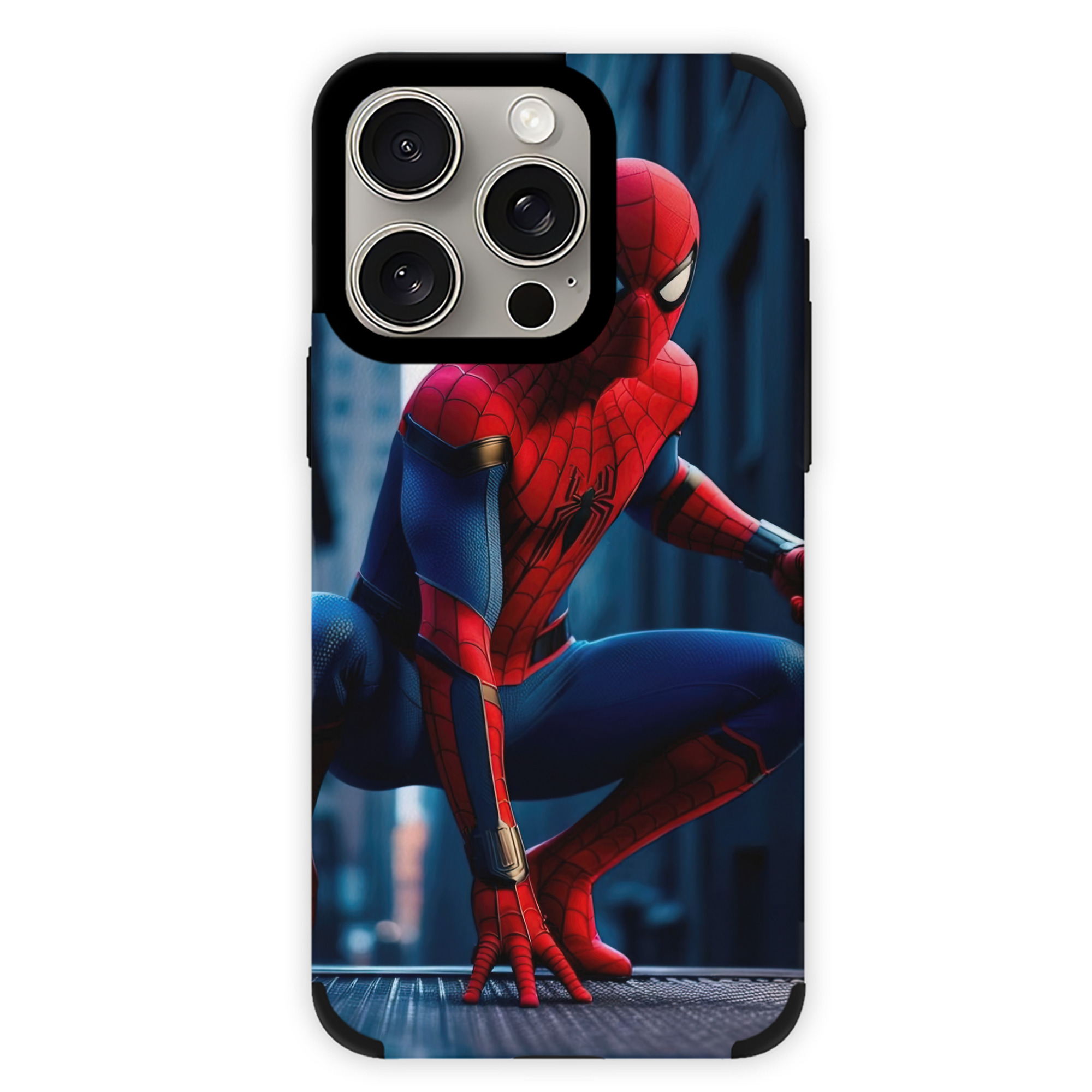 （画像用） Spider Man スパイダーマン 【iPhone15ProMax対応】 PUレザー スマホケース 耐衝撃＆黄変防止