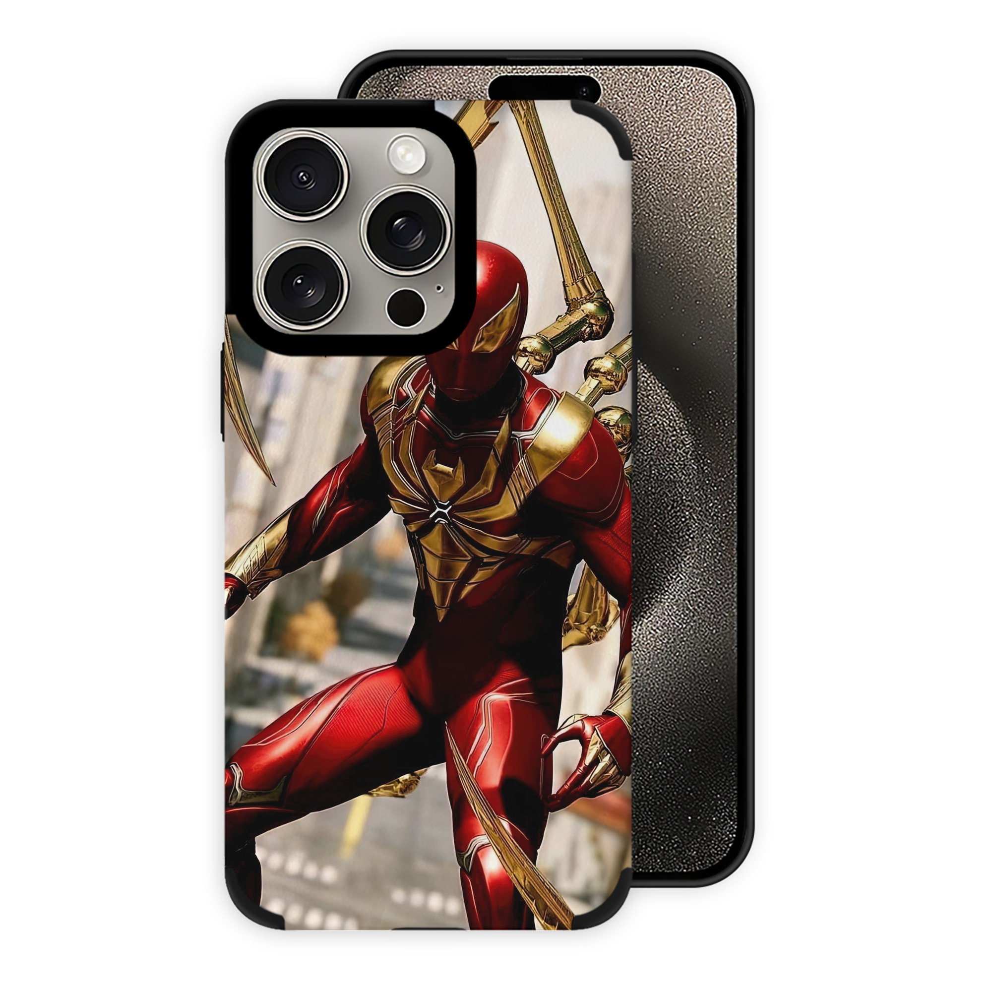 （画像用） Spider Man スパイダーマン 【iPhone15ProMax対応】 PUレザー スマホケース 耐衝撃＆黄変防止