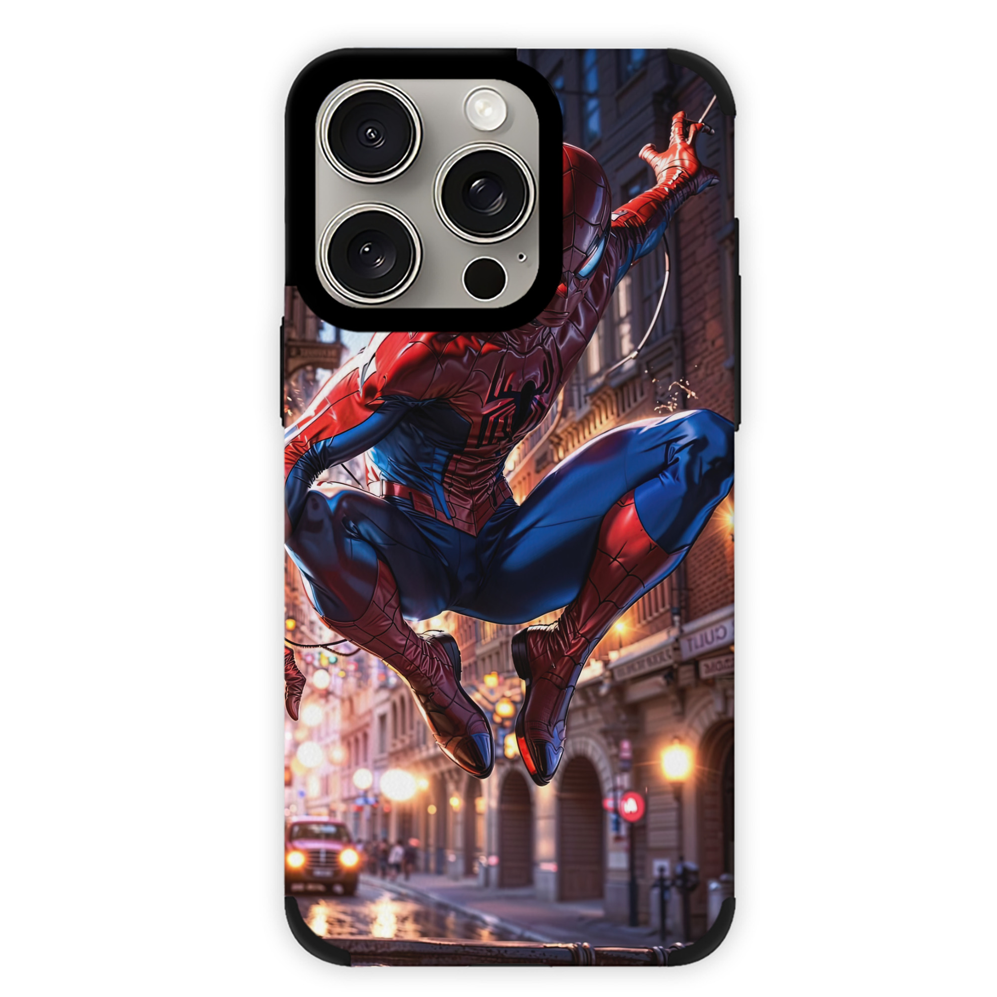 Spider Man スパイダーマン 【iPhone15ProMax対応】 PUレザー スマホケース 耐衝撃＆黄変防止
