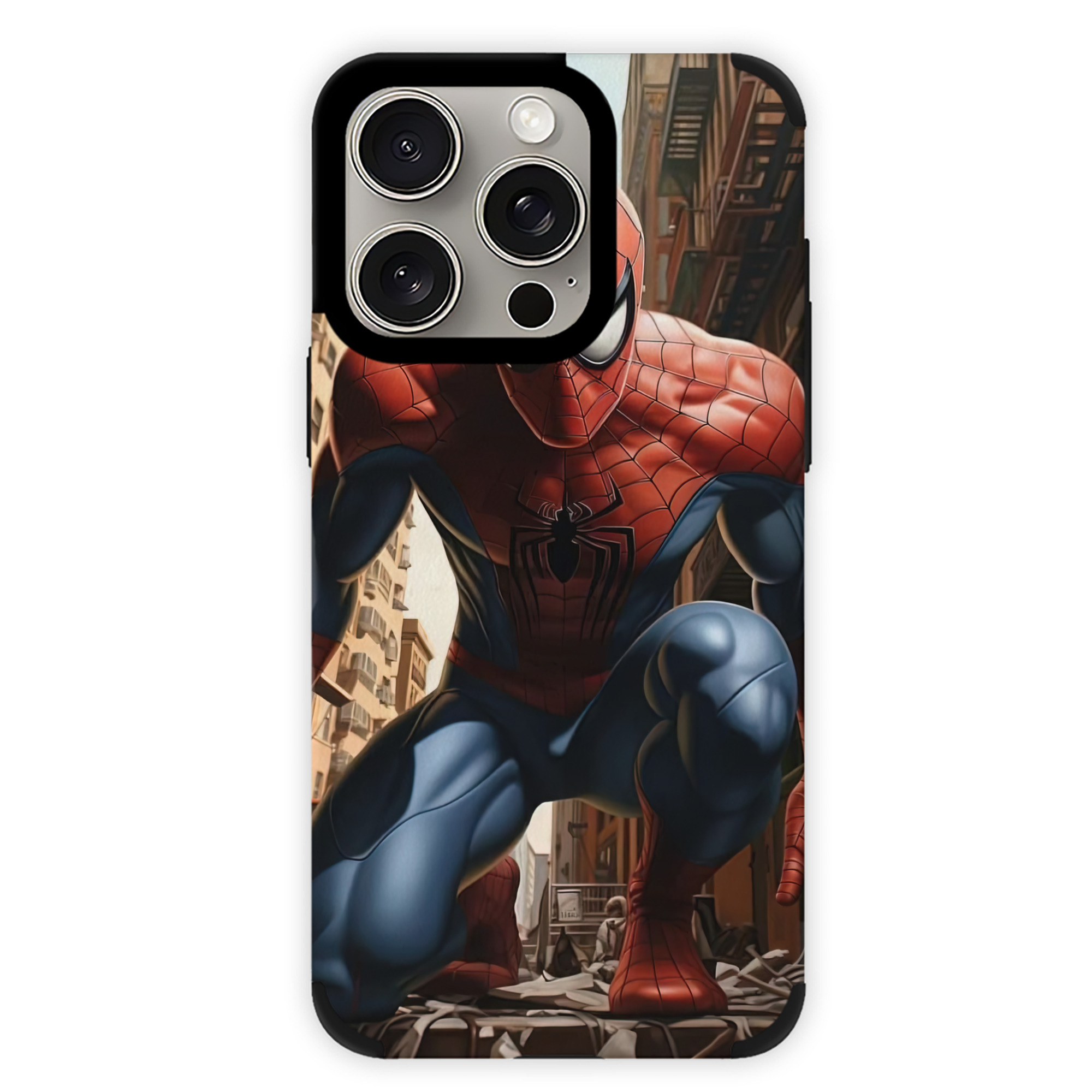 Spider Man スパイダーマン 【iPhone15ProMax対応】 PUレザー スマホケース 耐衝撃＆黄変防止
