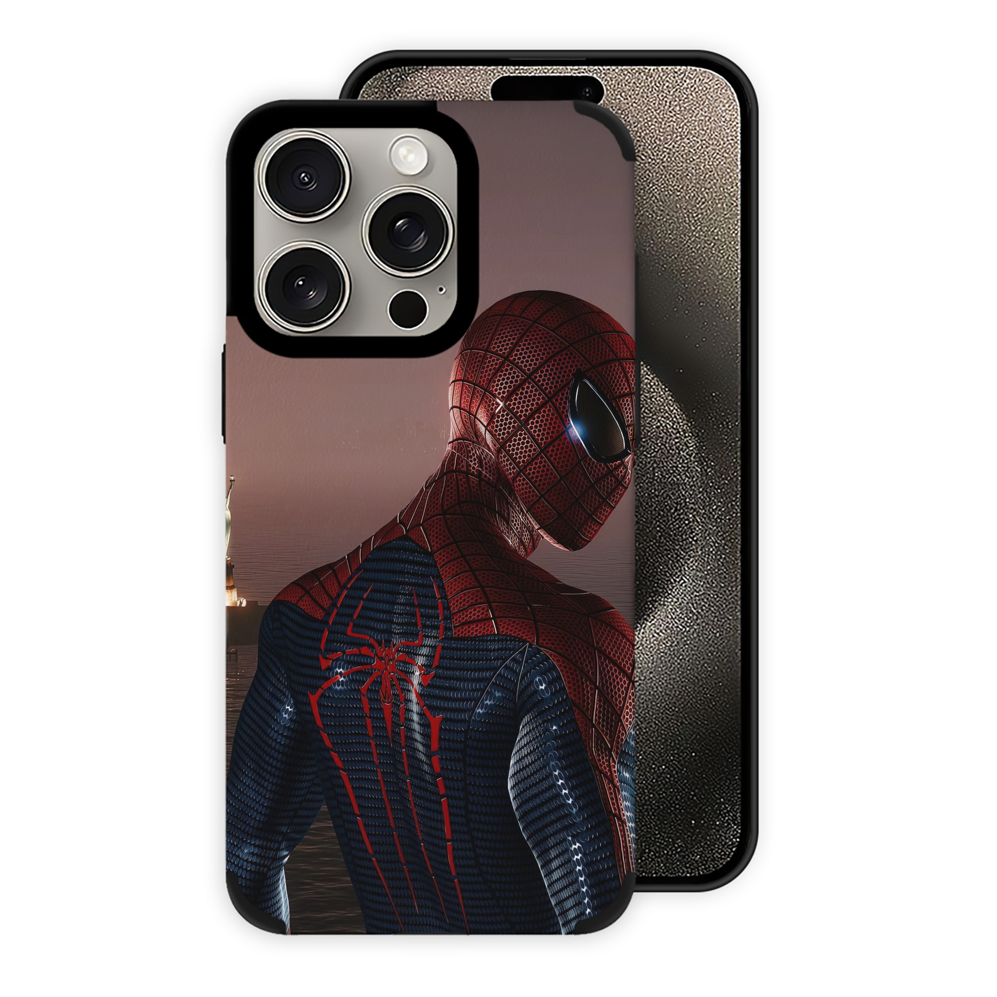 Spider Man スパイダーマン 【iPhone15ProMax対応】 PUレザー スマホケース 耐衝撃＆黄変防止