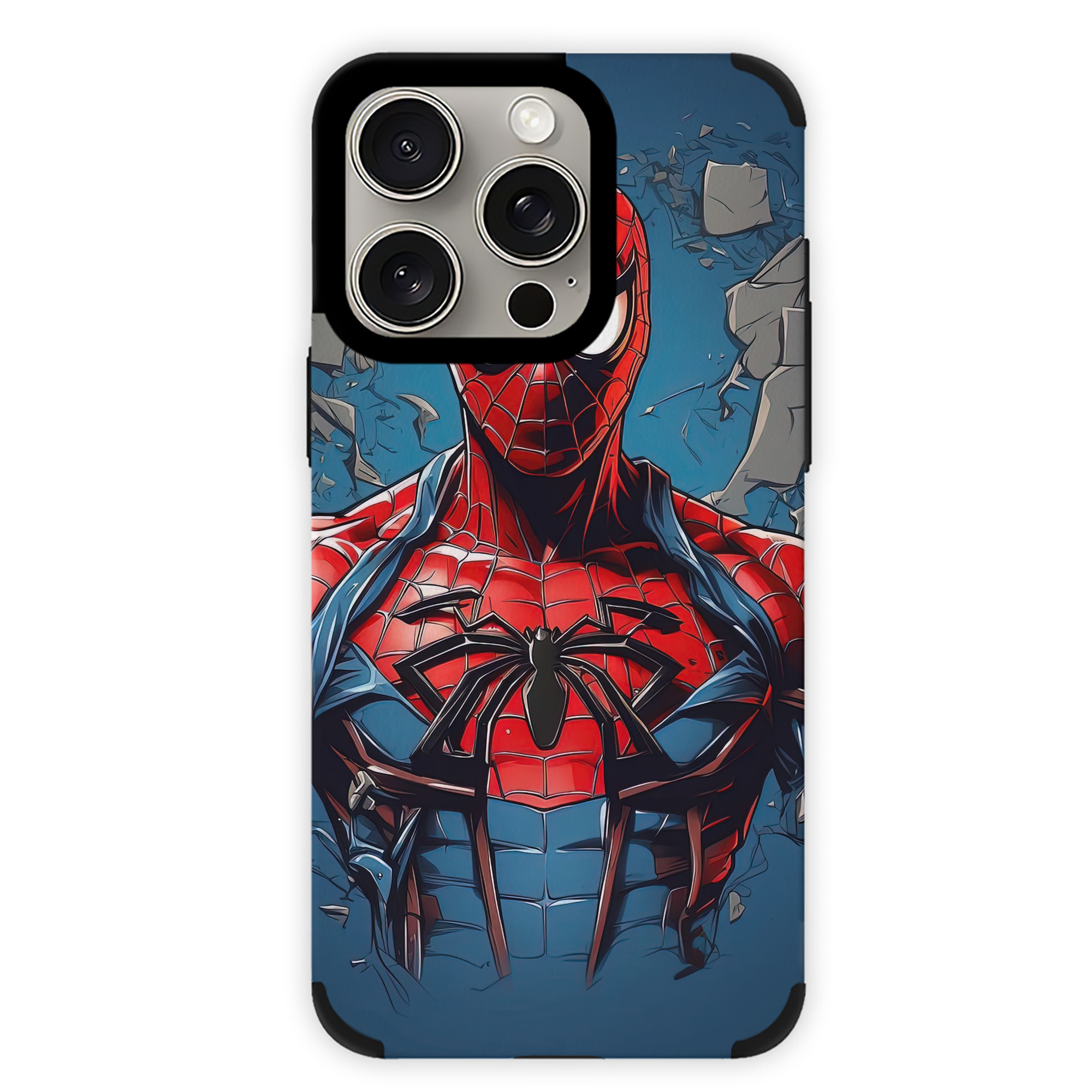 Spider Man スパイダーマン 【iPhone15ProMax対応】 PUレザー スマホケース 耐衝撃＆黄変防止