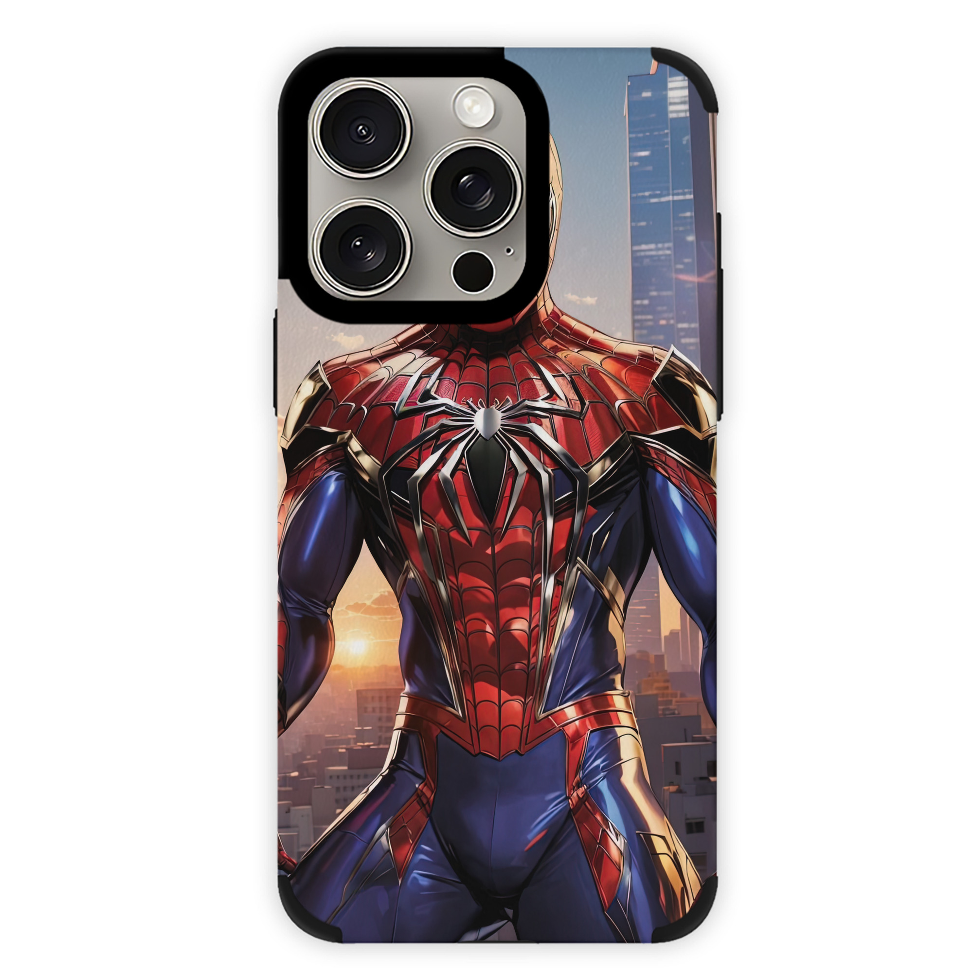 （画像用） Spider Man スパイダーマン 【iPhone15ProMax対応】 PUレザー スマホケース 耐衝撃＆黄変防止