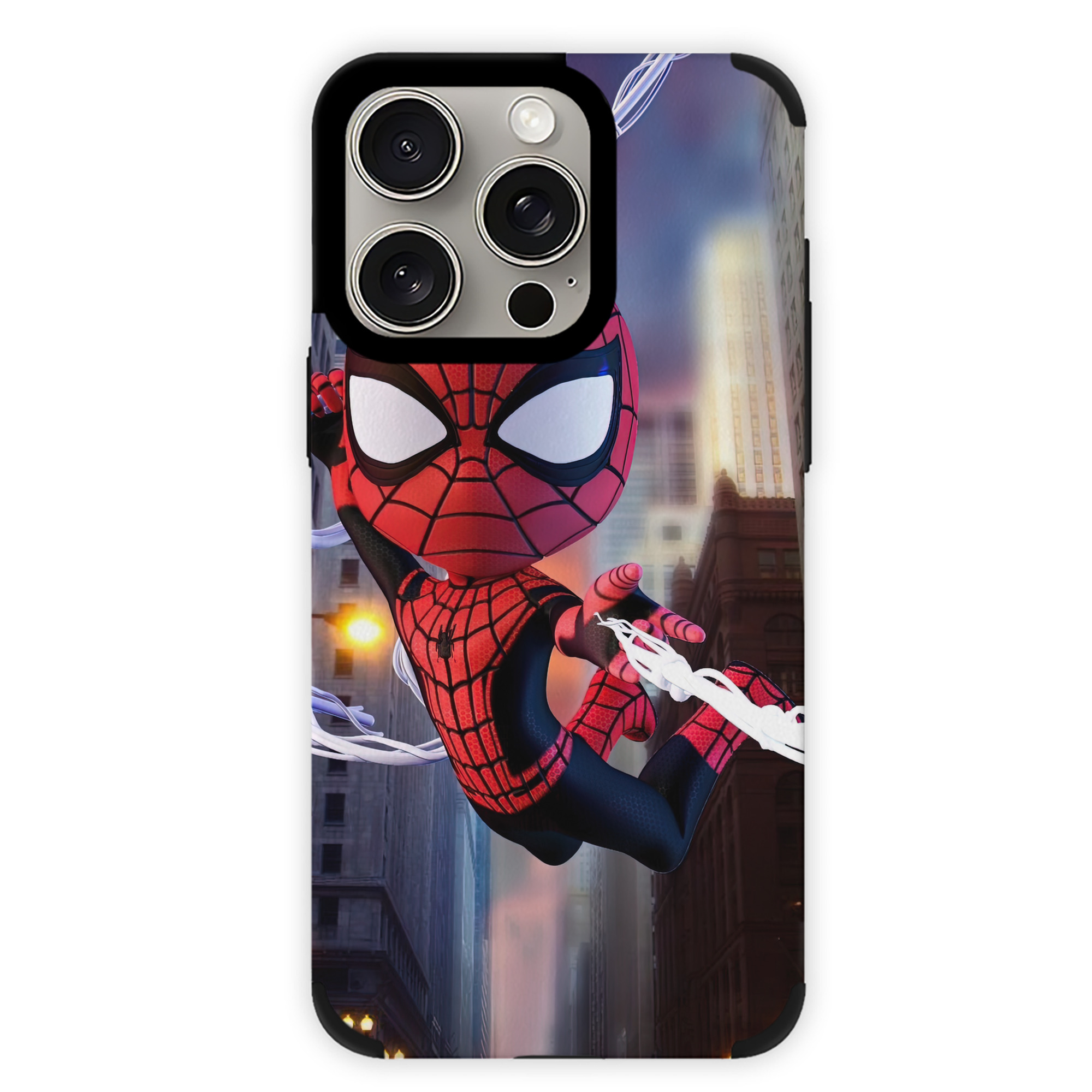 （画像用） Spider Man スパイダーマン 【iPhone15ProMax対応】 PUレザー スマホケース 耐衝撃＆黄変防止