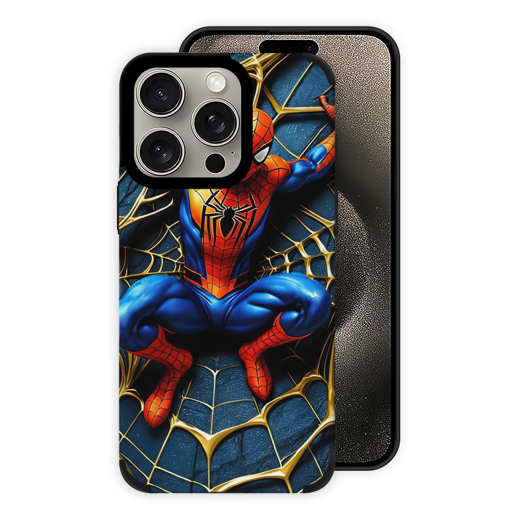 Spider Man スパイダーマン 【iPhone15ProMax対応】 PUレザー スマホケース 耐衝撃＆黄変防止