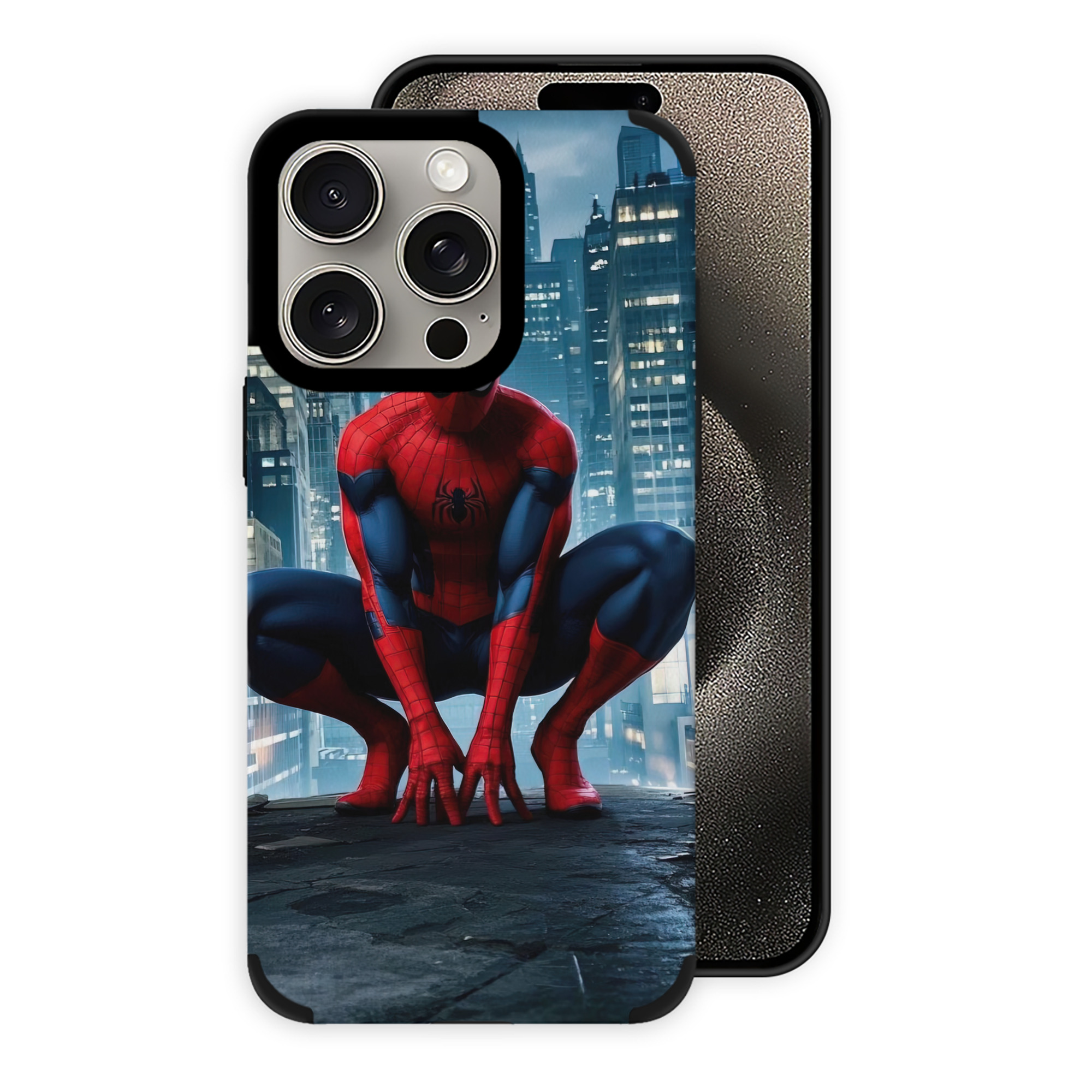 Spider Man スパイダーマン 【iPhone15ProMax対応】 PUレザー スマホケース 耐衝撃＆黄変防止