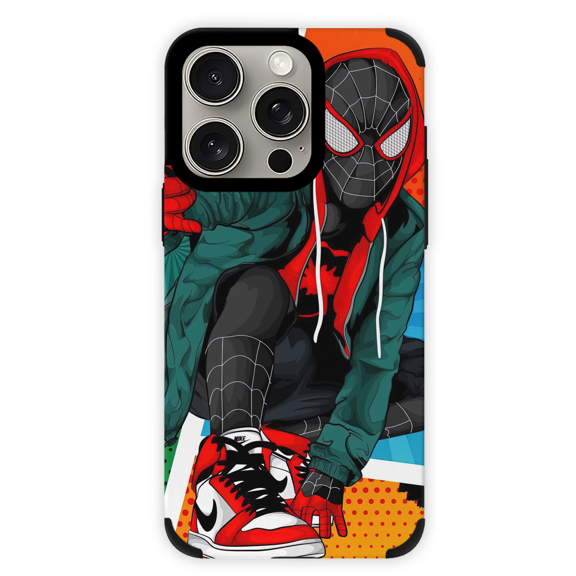 Spider Man スパイダーマン 【iPhone15ProMax対応】 PUレザー スマホケース 耐衝撃＆黄変防止