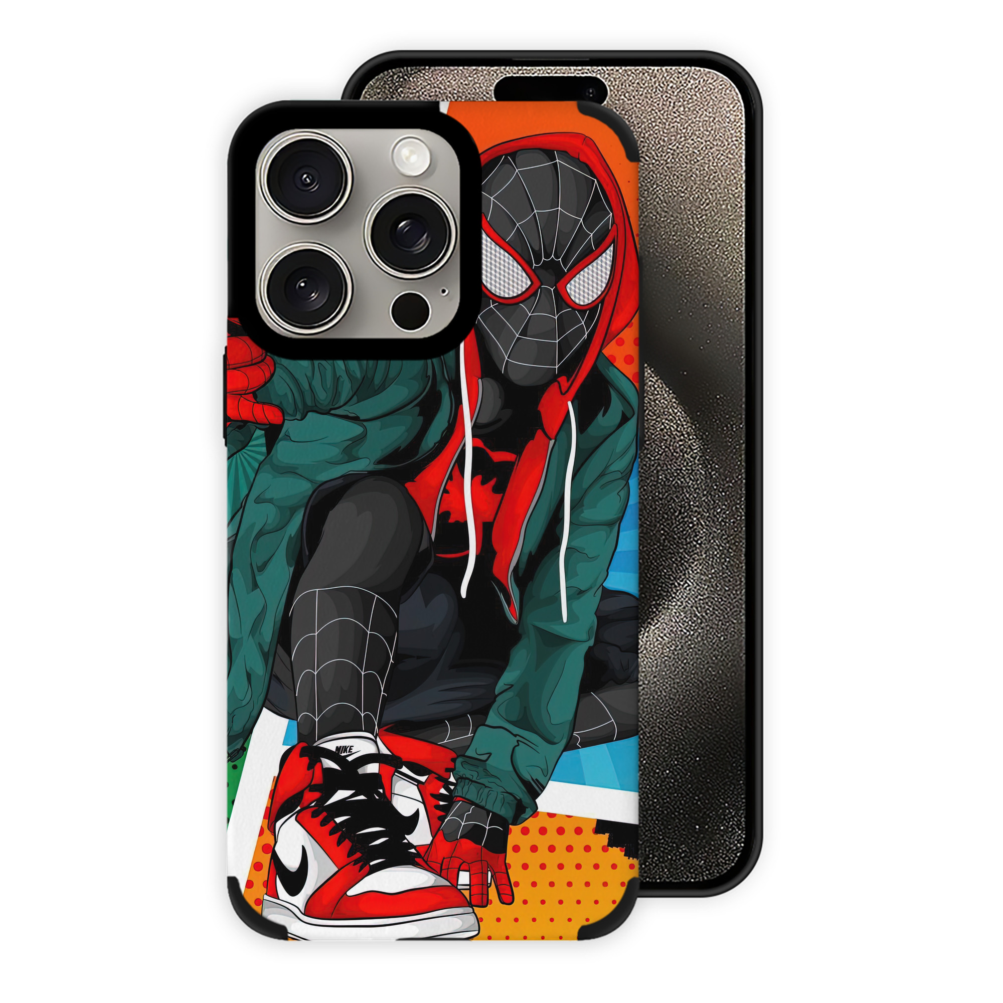 Spider Man スパイダーマン 【iPhone15ProMax対応】 PUレザー スマホケース 耐衝撃＆黄変防止