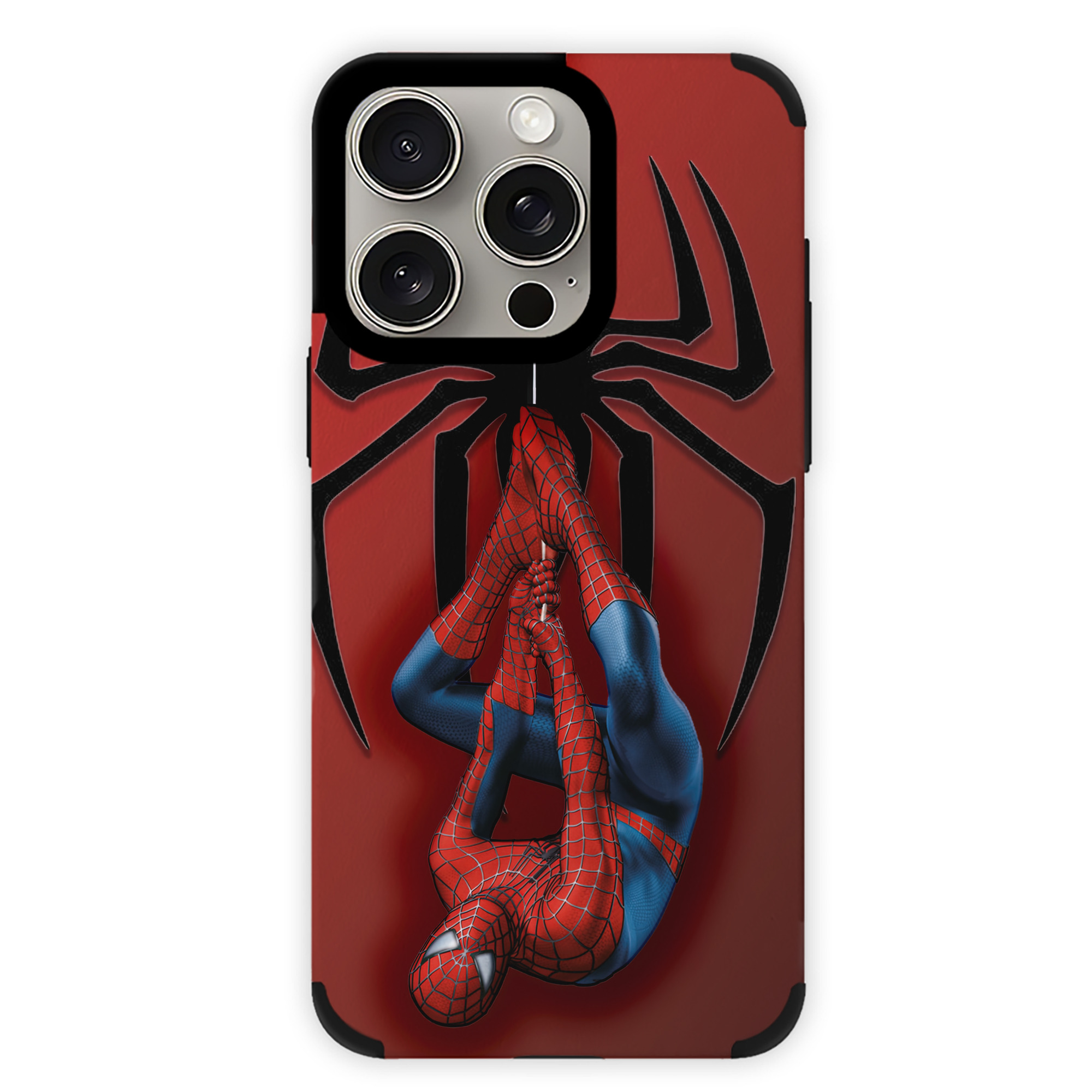 （画像用） Spider Man スパイダーマン 【iPhone15ProMax対応】 PUレザー スマホケース 耐衝撃＆黄変防止