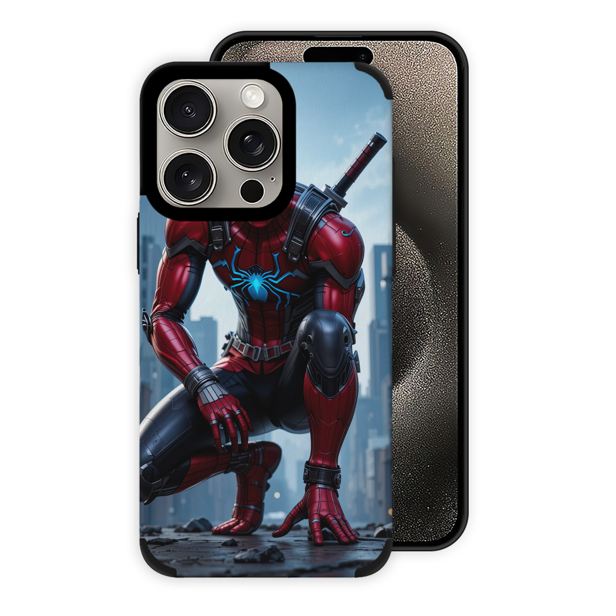 Spider Man スパイダーマン 【iPhone15ProMax対応】 PUレザー スマホケース 耐衝撃＆黄変防止
