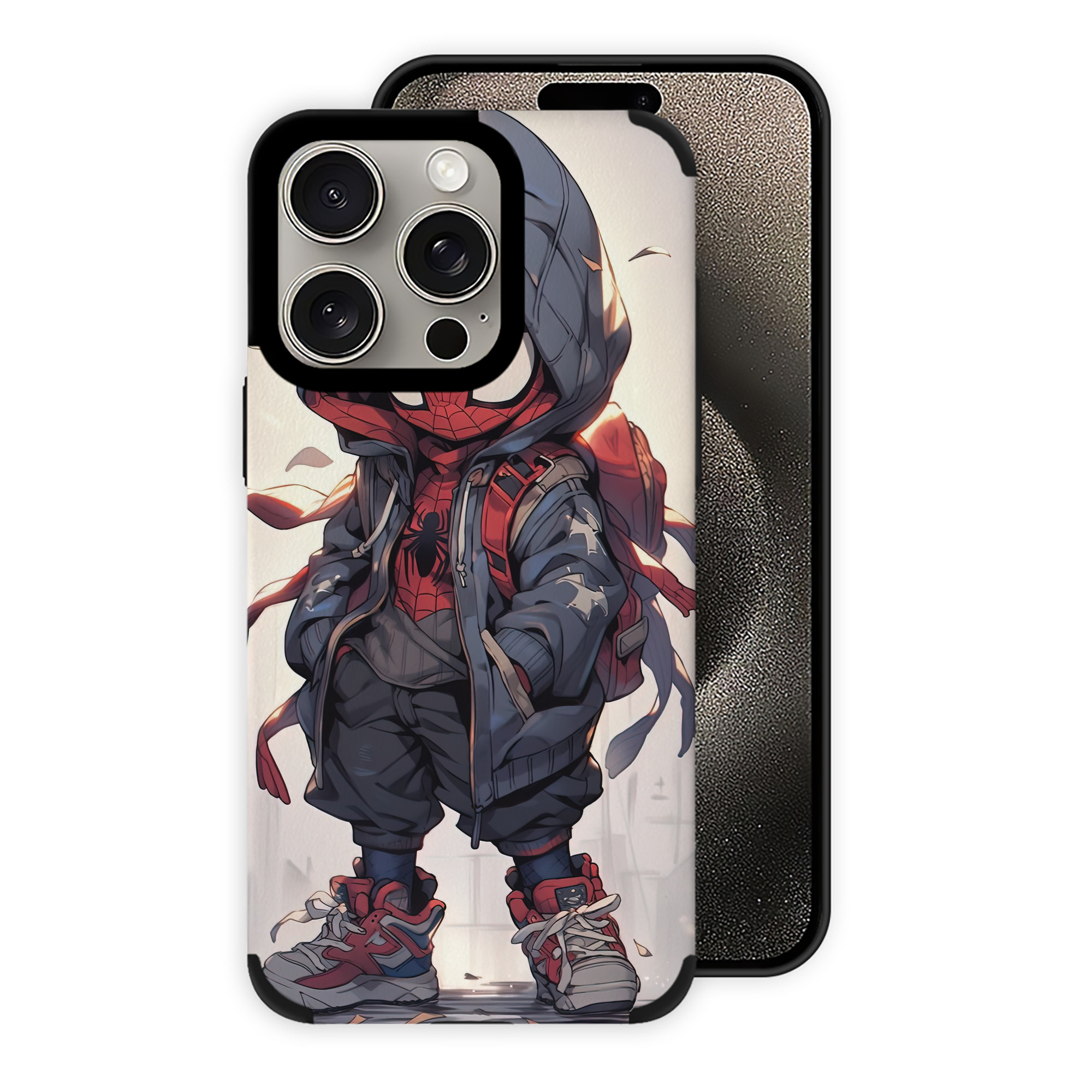 Spider Man スパイダーマン 【iPhone15ProMax対応】 PUレザー スマホケース 耐衝撃＆黄変防止