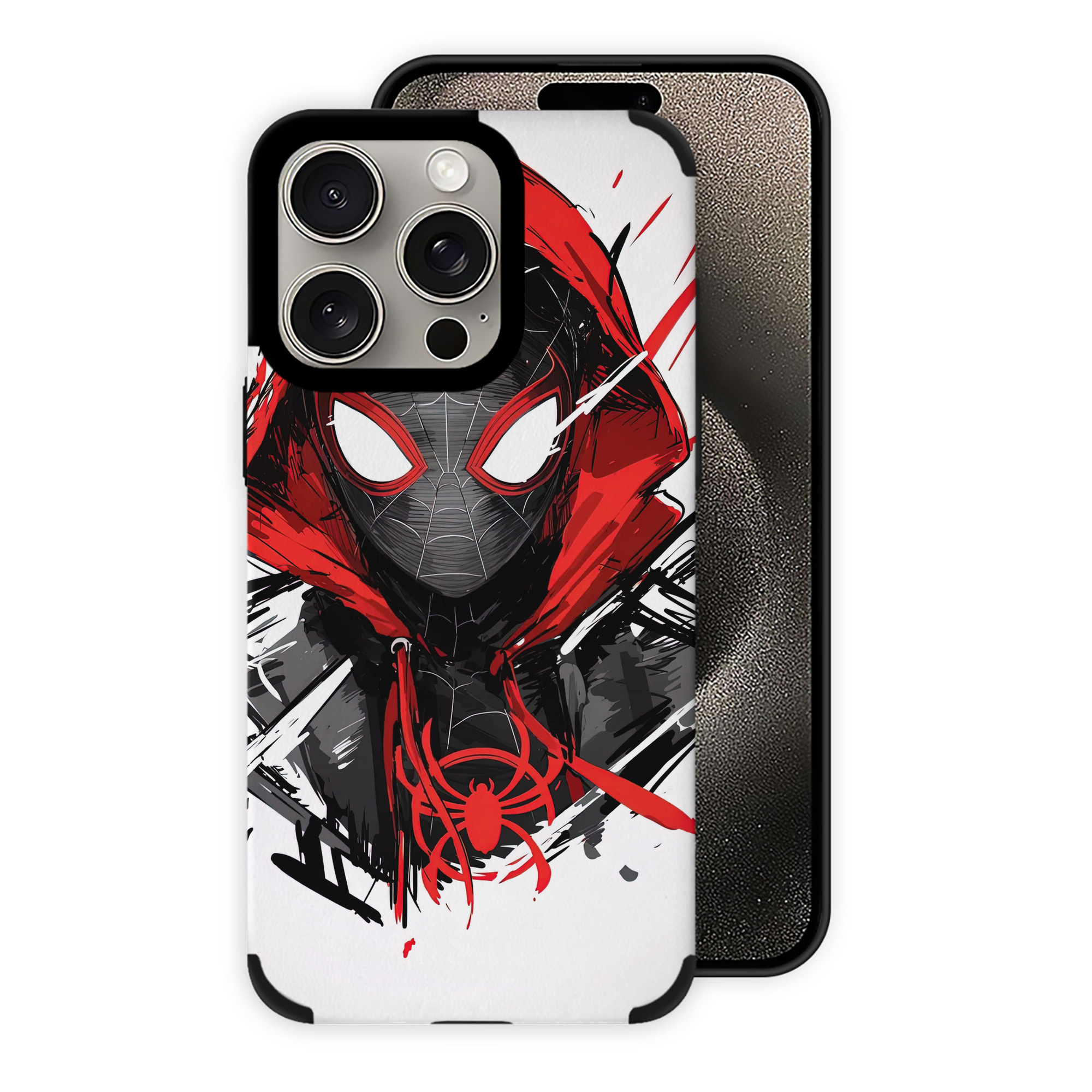 Spider Man スパイダーマン 【iPhone15ProMax対応】 PUレザー スマホケース 耐衝撃＆黄変防止