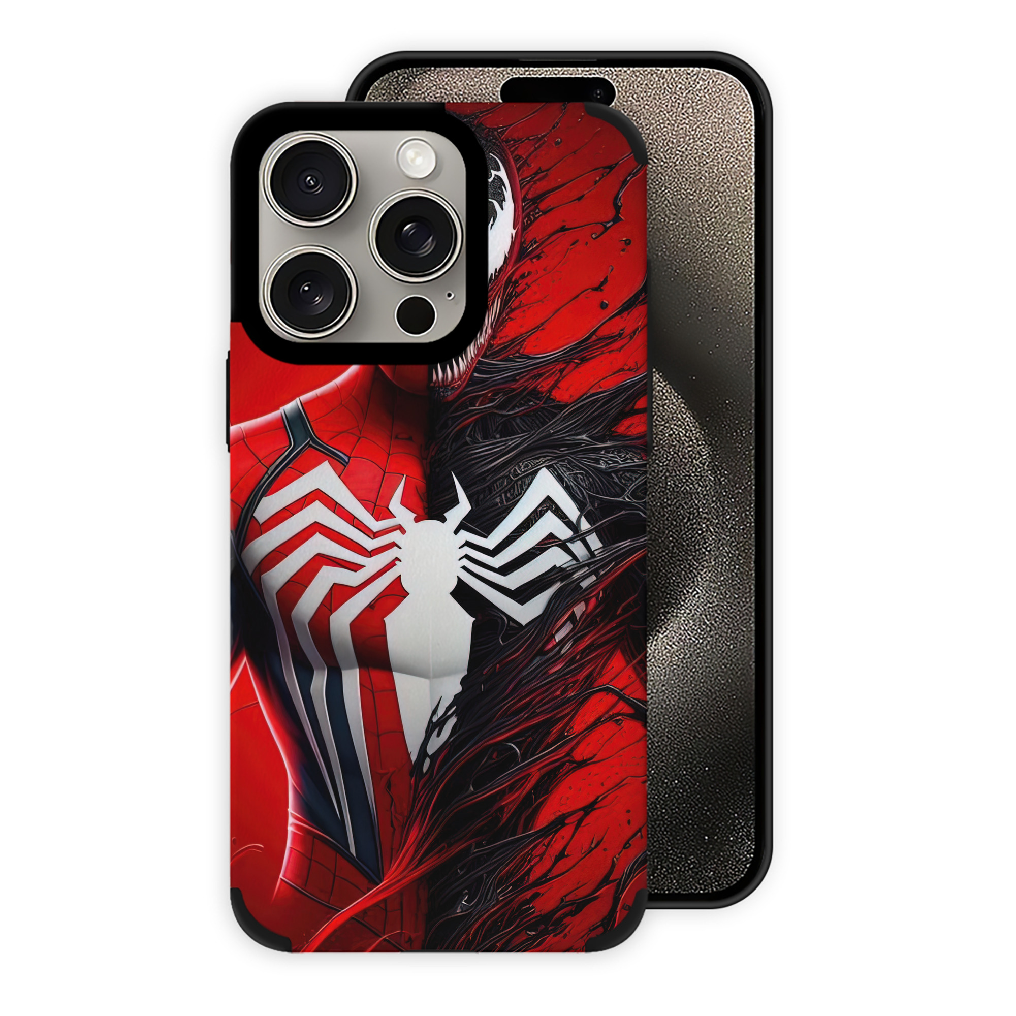 （画像用） Spider Man スパイダーマン 【iPhone15ProMax対応】 PUレザー スマホケース 耐衝撃＆黄変防止