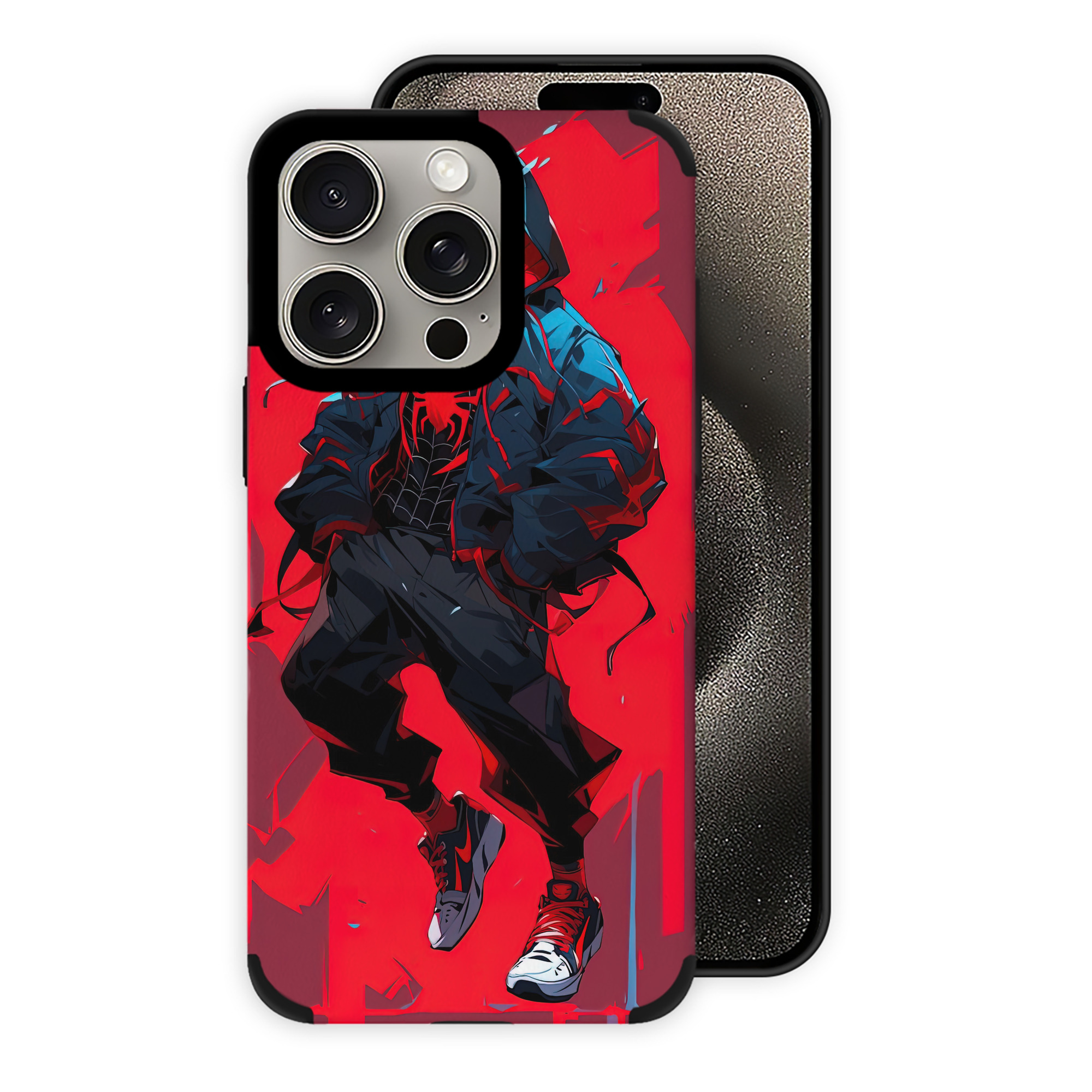Spider Man スパイダーマン 【iPhone15ProMax対応】 PUレザー スマホケース 耐衝撃＆黄変防止