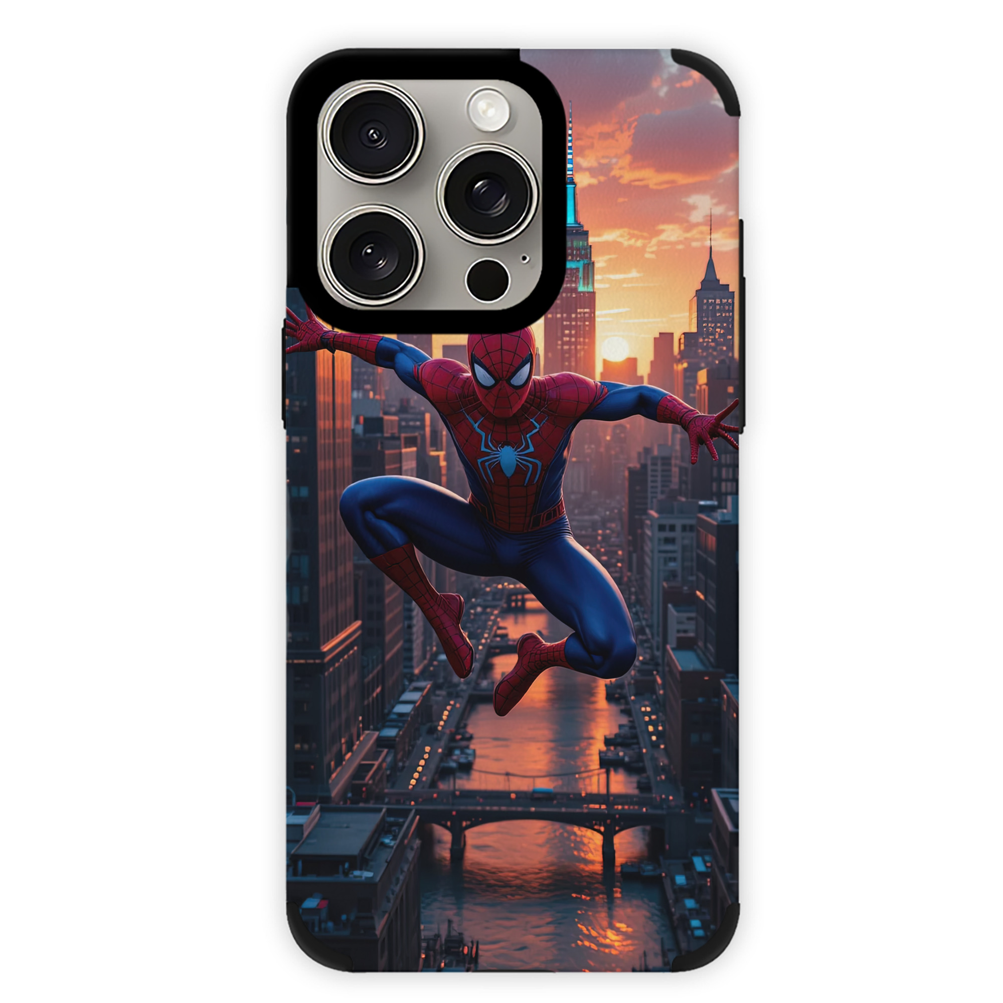 Spider Man スパイダーマン 【iPhone15ProMax対応】 PUレザー スマホケース 耐衝撃＆黄変防止