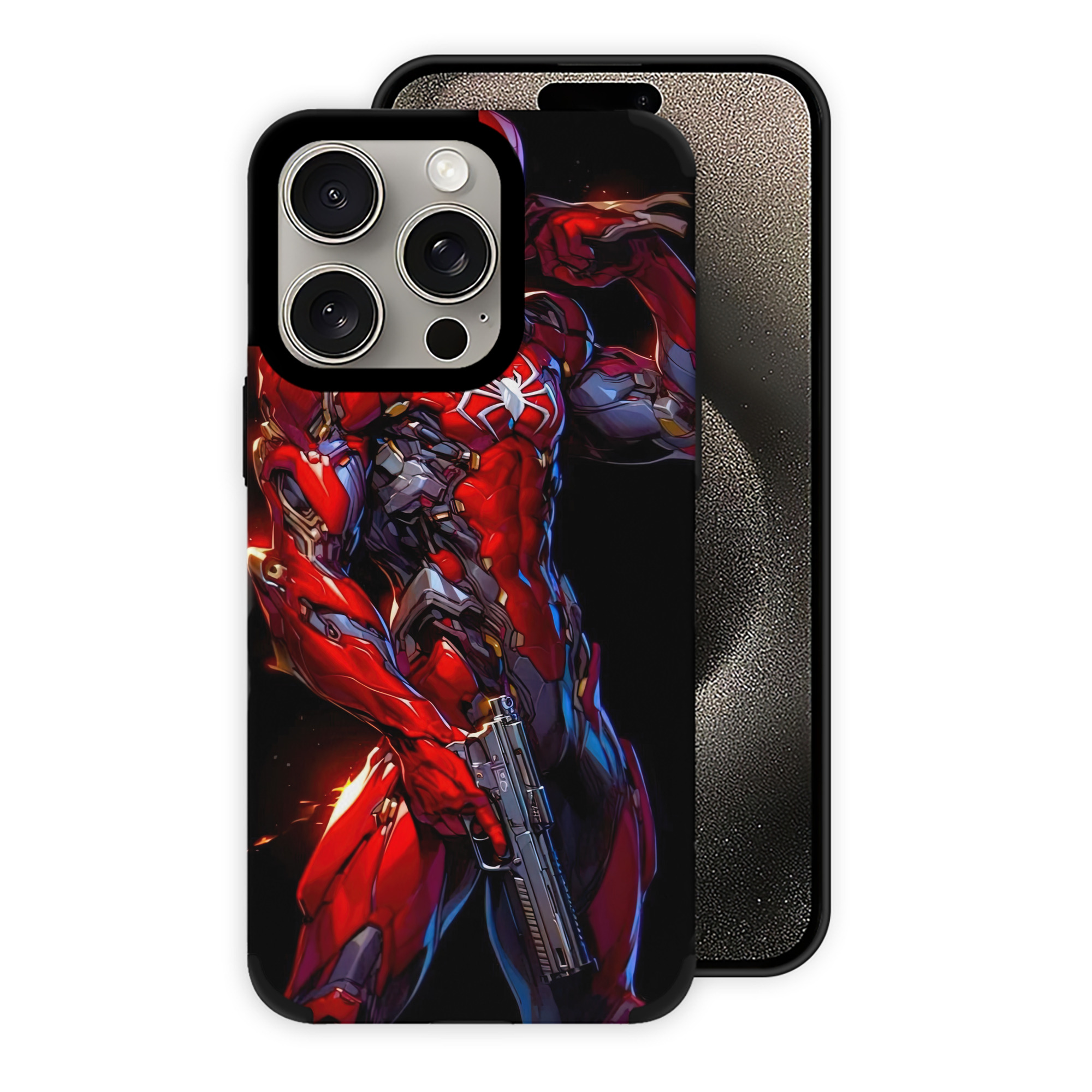 Spider Man スパイダーマン 【iPhone15ProMax対応】 PUレザー スマホケース 耐衝撃＆黄変防止