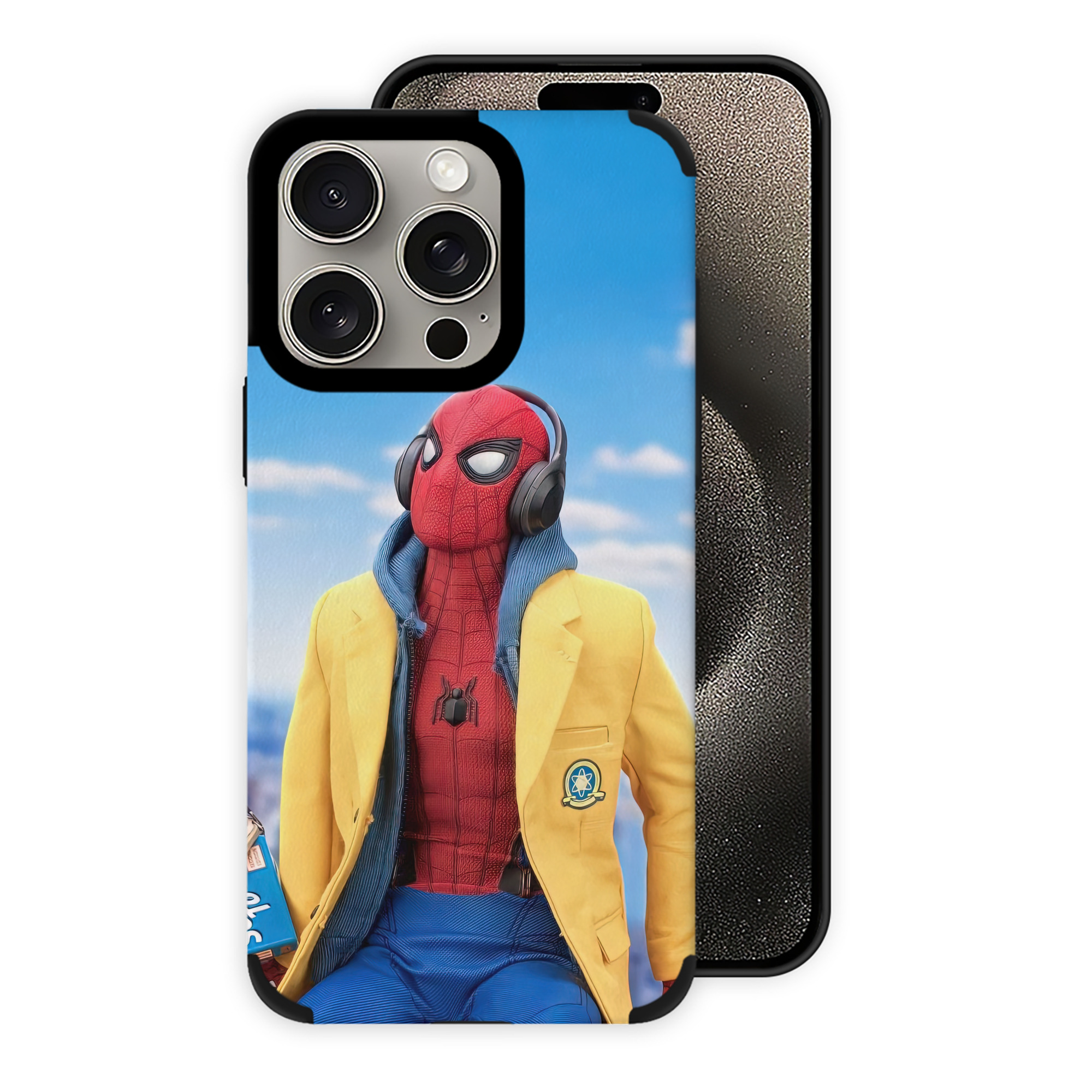 Spider Man スパイダーマン 【iPhone15ProMax対応】 PUレザー スマホケース 耐衝撃＆黄変防止