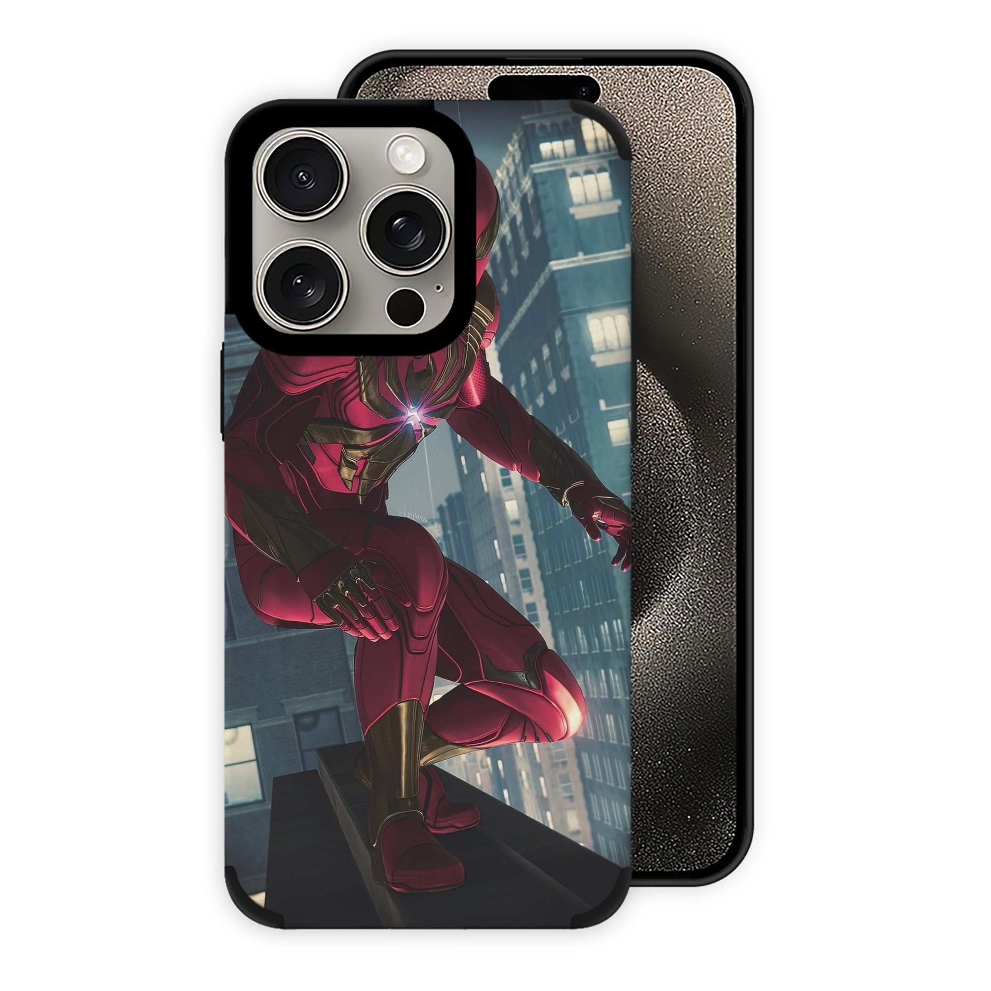 Spider Man スパイダーマン 【iPhone15ProMax対応】 PUレザー スマホケース 耐衝撃＆黄変防止