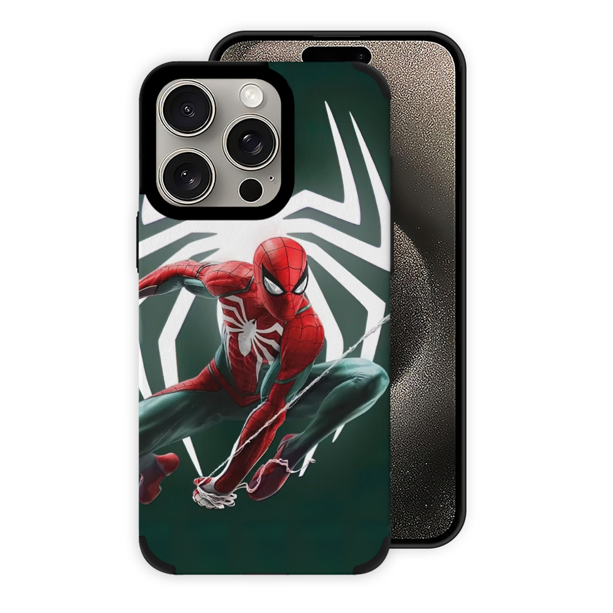 Spider Man スパイダーマン 【iPhone15ProMax対応】 PUレザー スマホケース 耐衝撃＆黄変防止