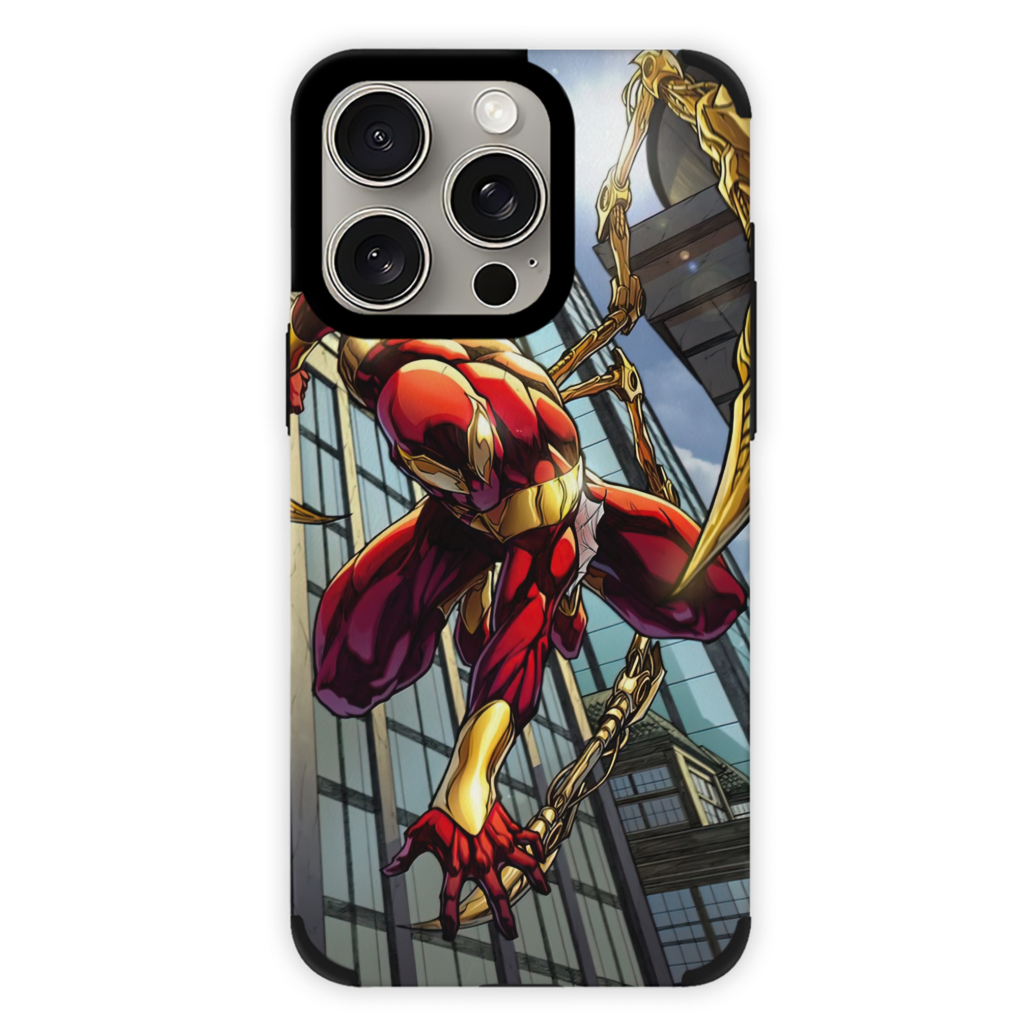 （画像用） Spider Man スパイダーマン 【iPhone15ProMax対応】 PUレザー スマホケース 耐衝撃＆黄変防止