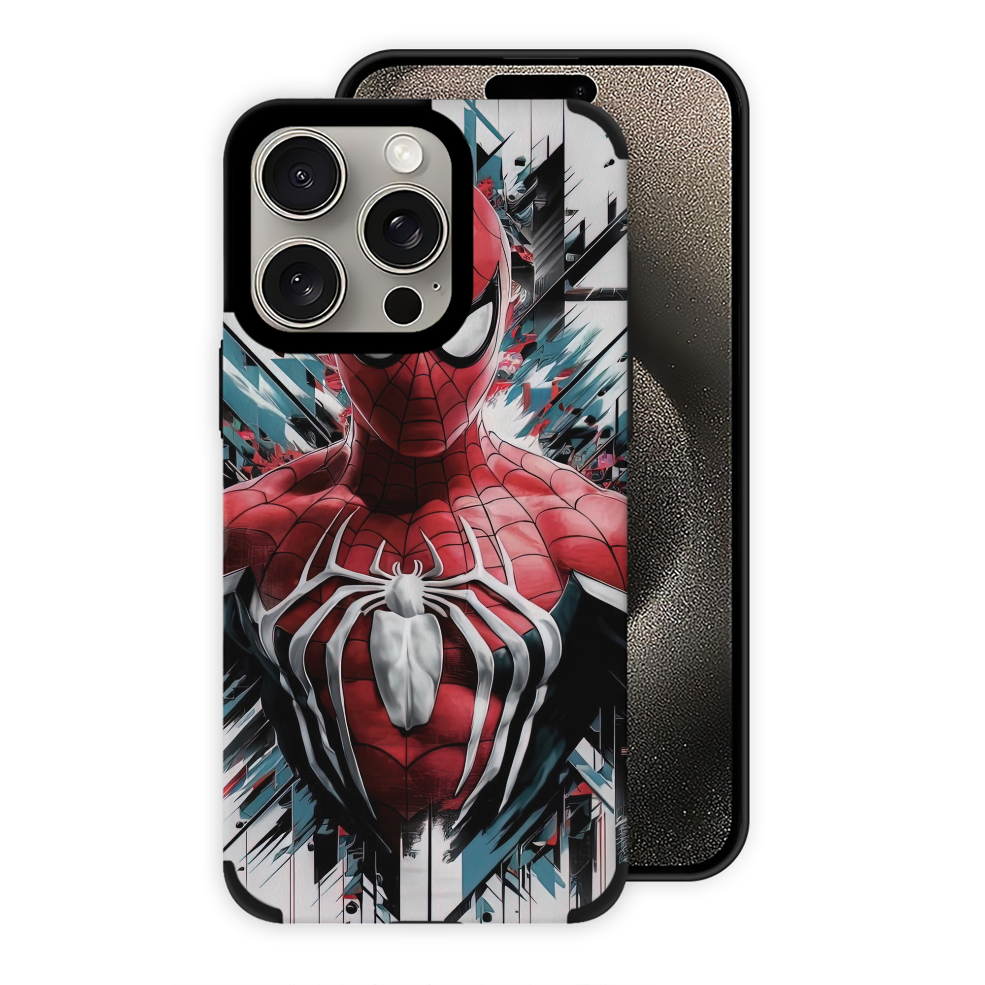 （画像用） Spider Man スパイダーマン 【iPhone15ProMax対応】 PUレザー スマホケース 耐衝撃＆黄変防止