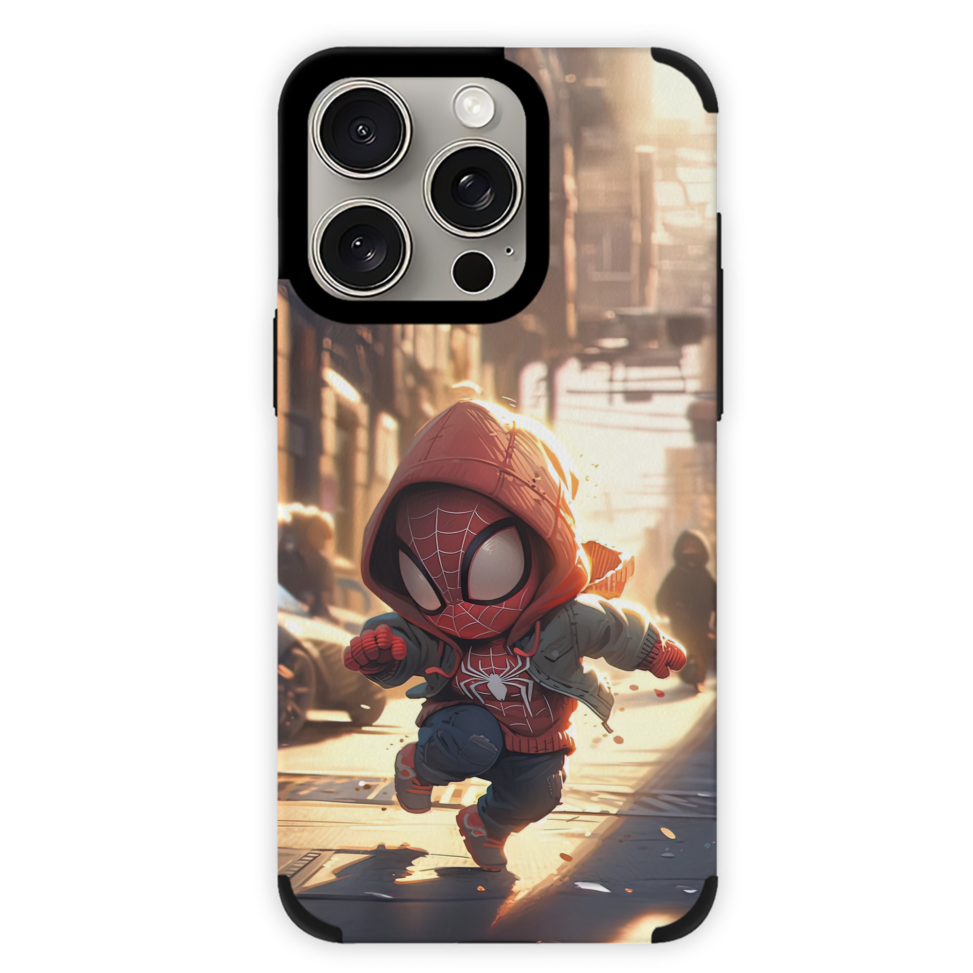 （画像用） Spider Man スパイダーマン 【iPhone15ProMax対応】 PUレザー スマホケース 耐衝撃＆黄変防止