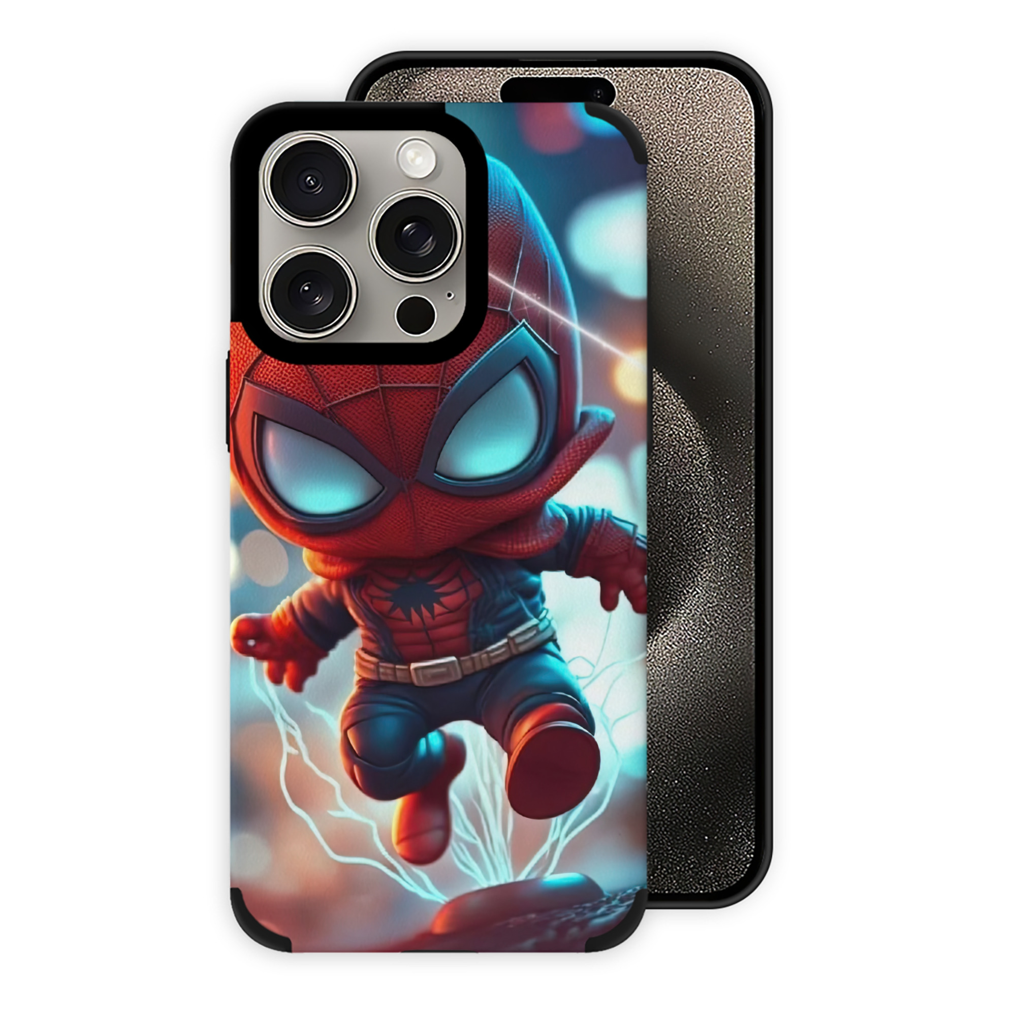 Spider Man スパイダーマン 【iPhone15ProMax対応】 PUレザー スマホケース 耐衝撃＆黄変防止