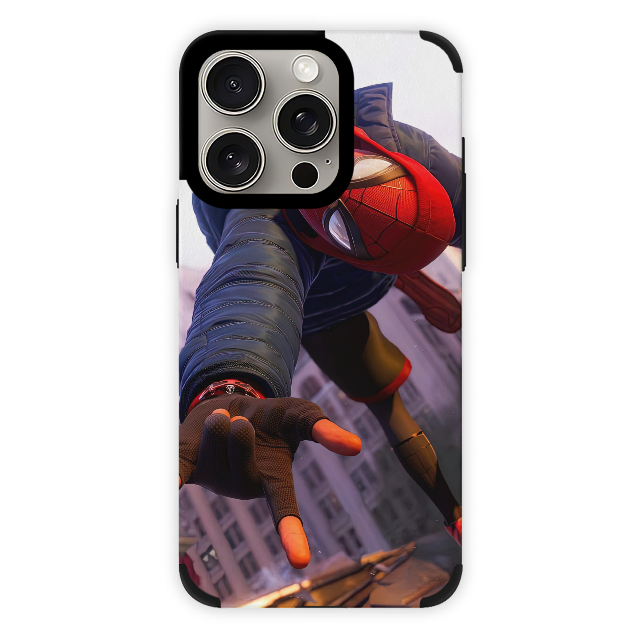 Spider Man スパイダーマン 【iPhone15ProMax対応】 PUレザー スマホケース 耐衝撃＆黄変防止