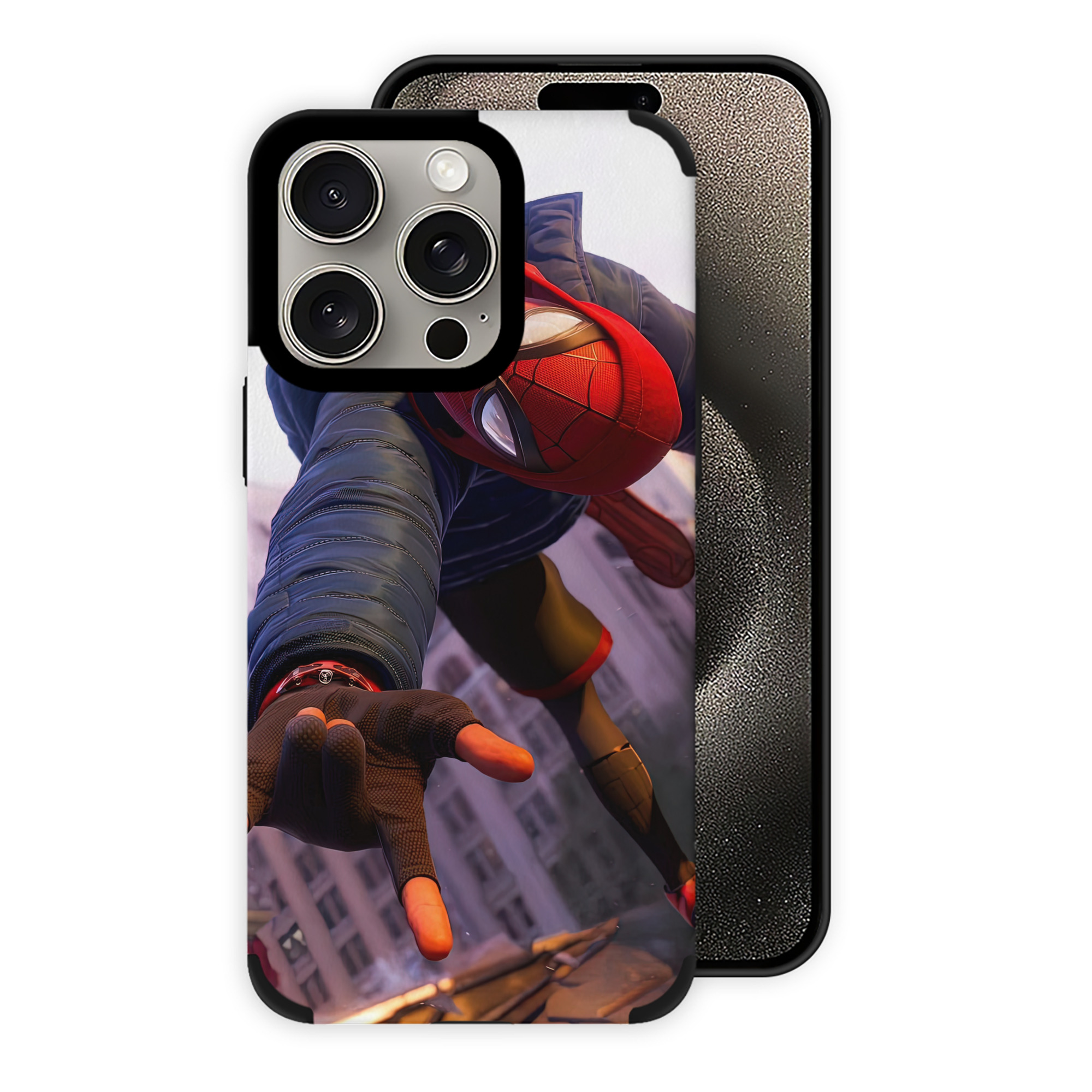Spider Man スパイダーマン 【iPhone15ProMax対応】 PUレザー スマホケース 耐衝撃＆黄変防止
