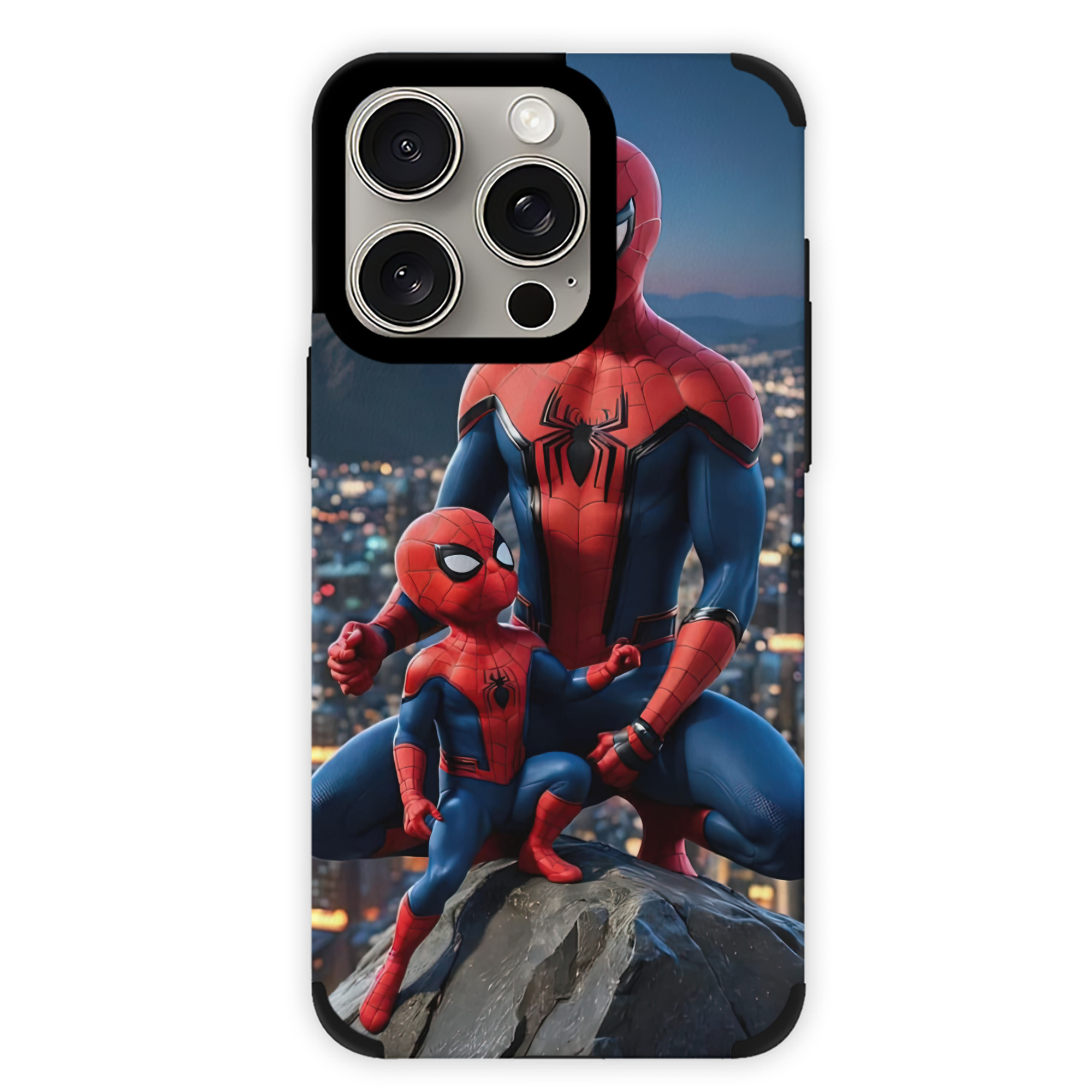 （画像用） Spider Man スパイダーマン 【iPhone15ProMax対応】 PUレザー スマホケース 耐衝撃＆黄変防止
