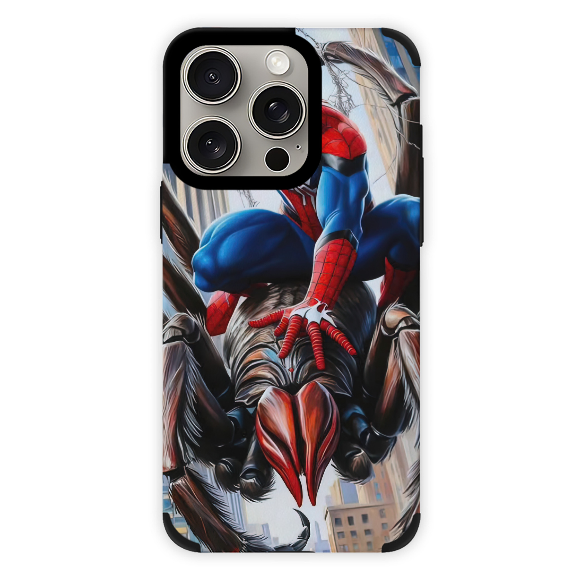 Spider Man スパイダーマン 【iPhone15ProMax対応】 PUレザー スマホケース 耐衝撃＆黄変防止
