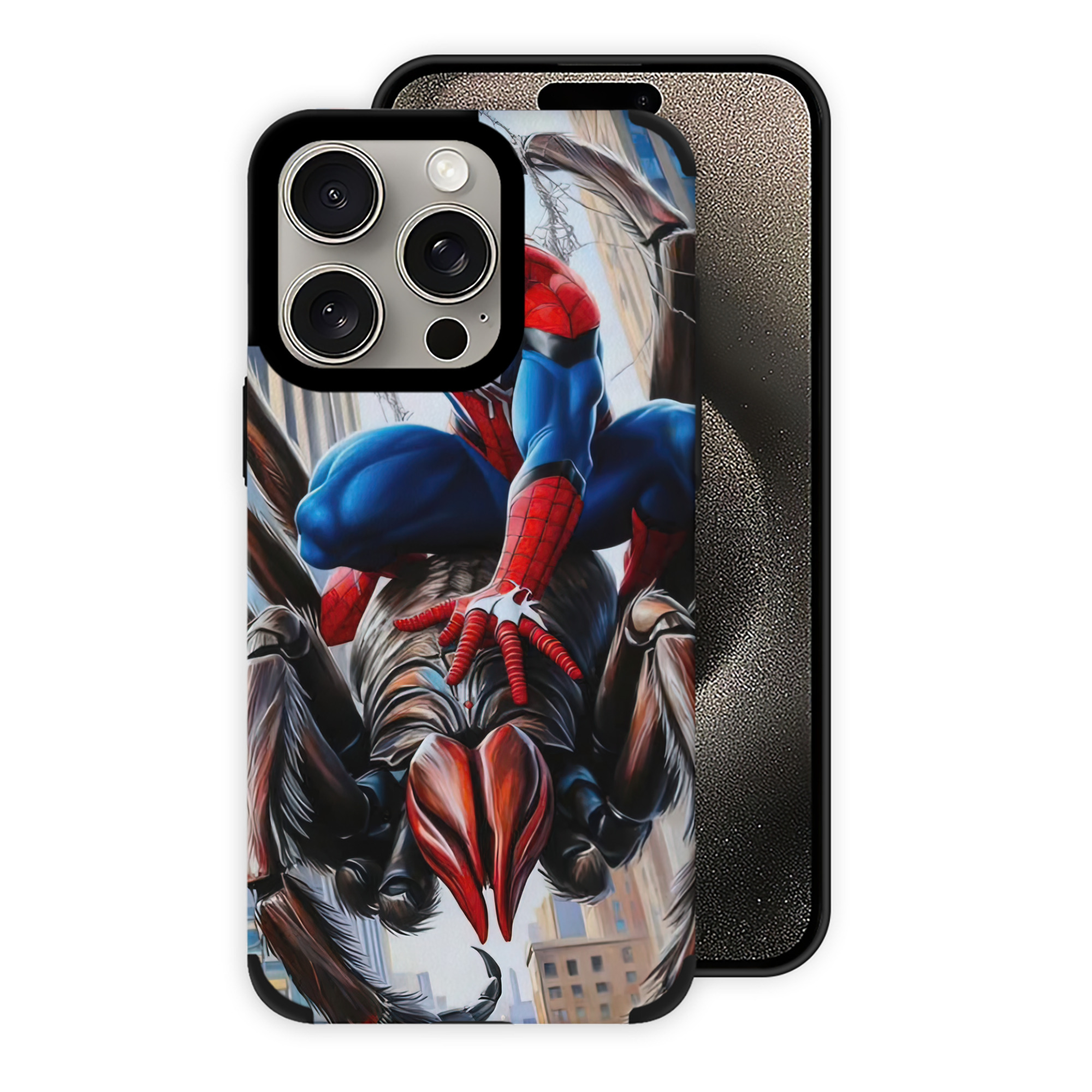 Spider Man スパイダーマン 【iPhone15ProMax対応】 PUレザー スマホケース 耐衝撃＆黄変防止
