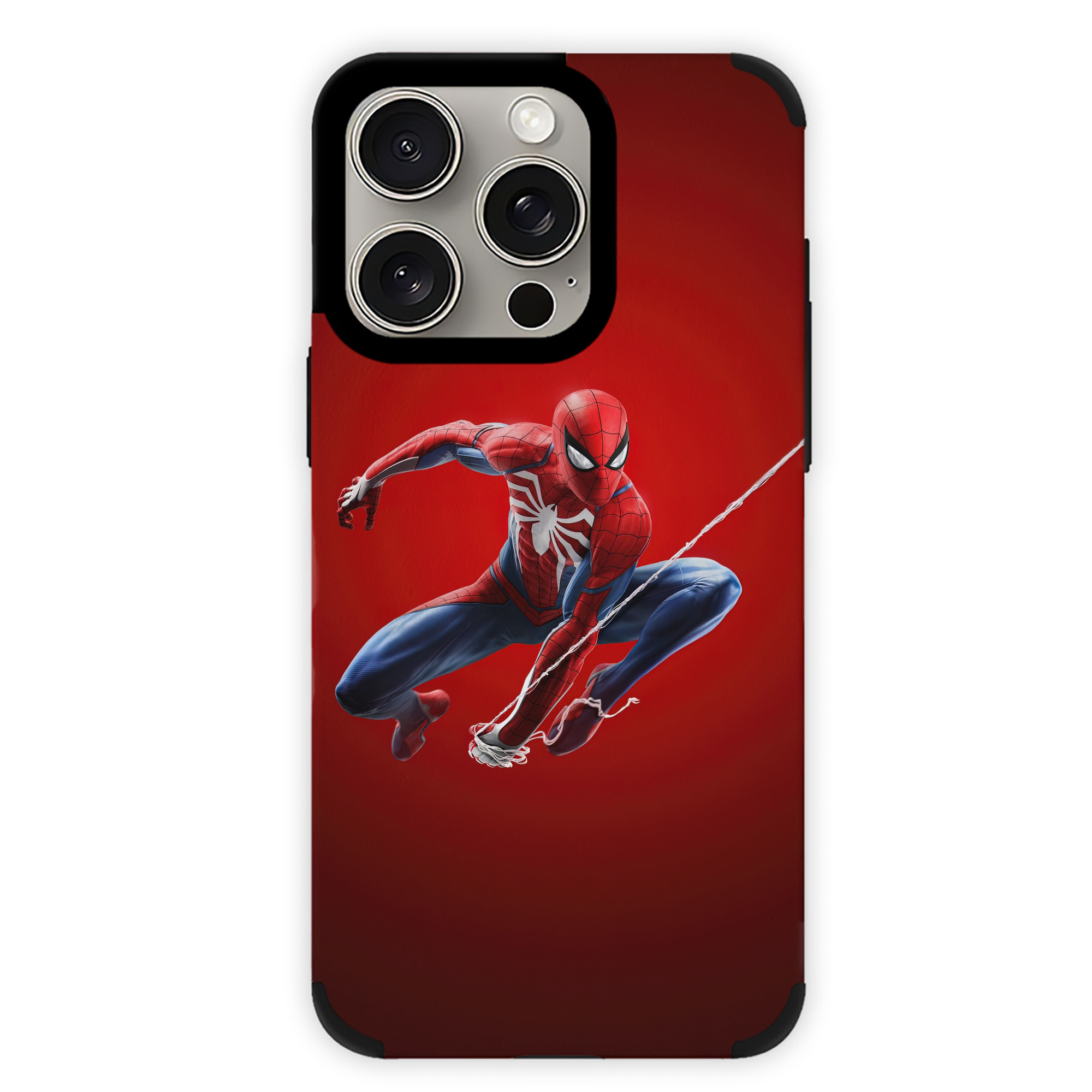 （画像用） Spider Man スパイダーマン 【iPhone15ProMax対応】 PUレザー スマホケース 耐衝撃＆黄変防止