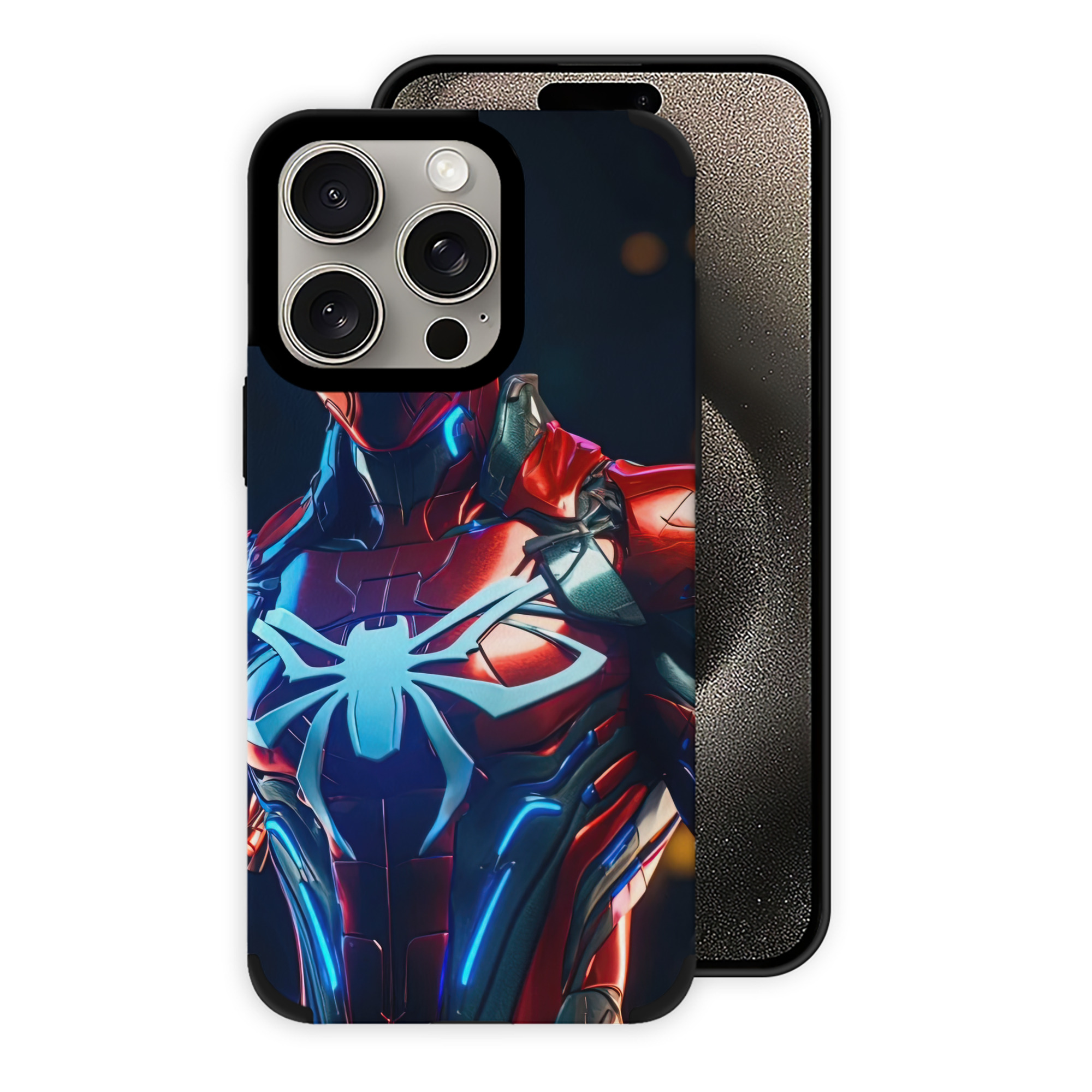 （画像用） Spider Man スパイダーマン 【iPhone15ProMax対応】 PUレザー スマホケース 耐衝撃＆黄変防止