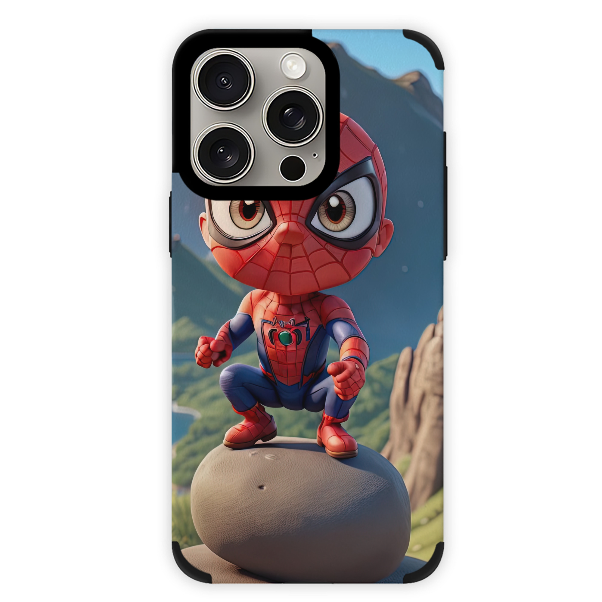 （画像用） Spider Man スパイダーマン 【iPhone15ProMax対応】 PUレザー スマホケース 耐衝撃＆黄変防止