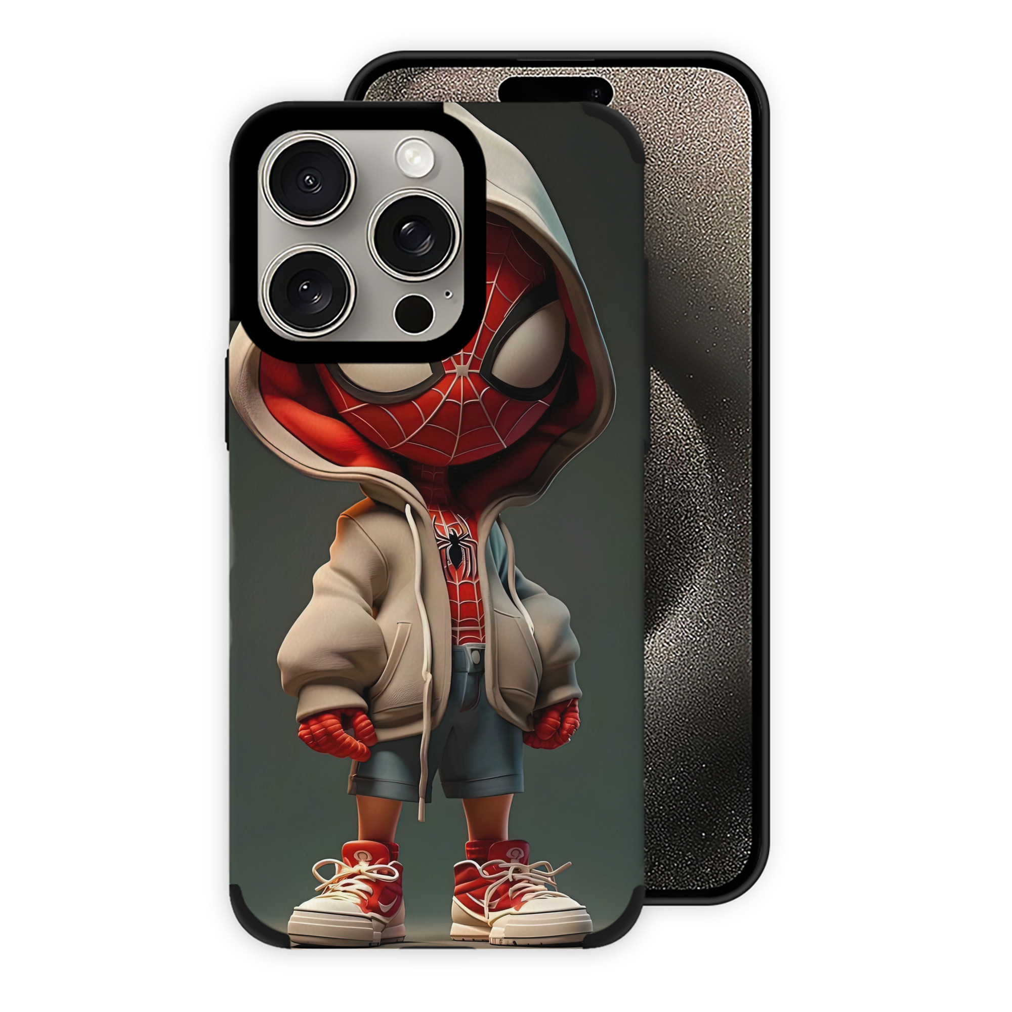 Spider Man スパイダーマン 【iPhone15ProMax対応】 PUレザー スマホケース 耐衝撃＆黄変防止
