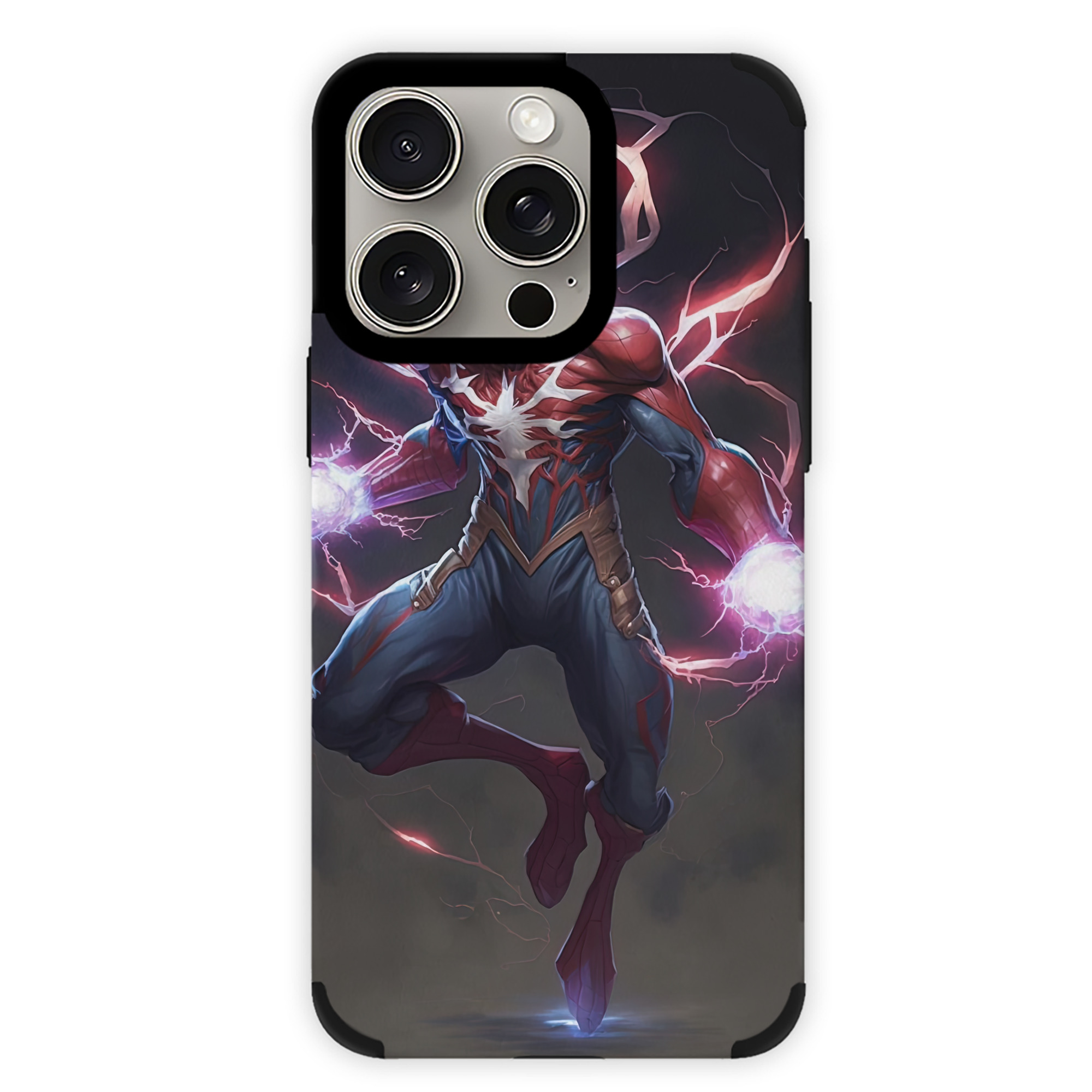 （画像用） Spider Man スパイダーマン 【iPhone15ProMax対応】 PUレザー スマホケース 耐衝撃＆黄変防止