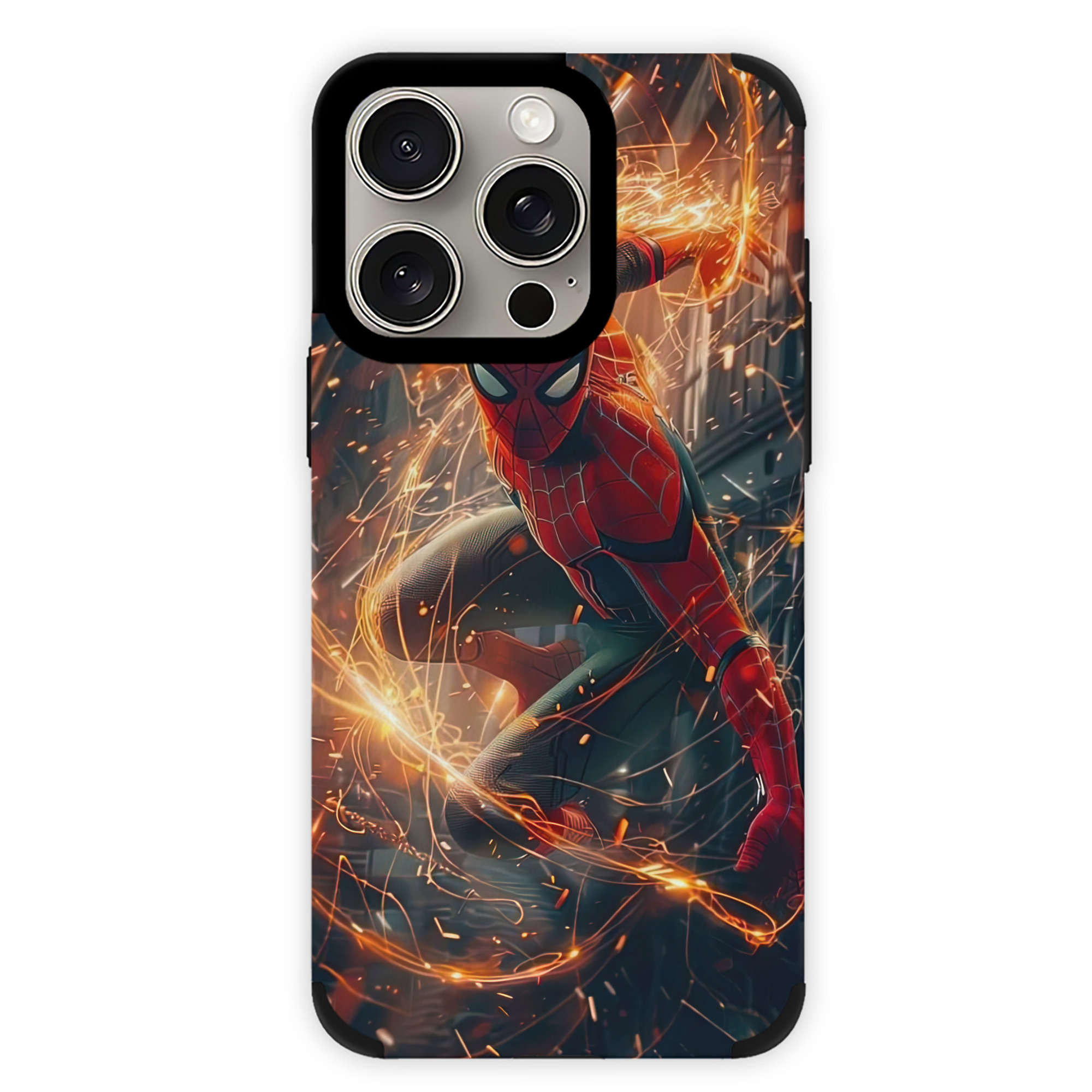 Spider Man スパイダーマン 【iPhone15ProMax対応】 PUレザー スマホケース 耐衝撃＆黄変防止