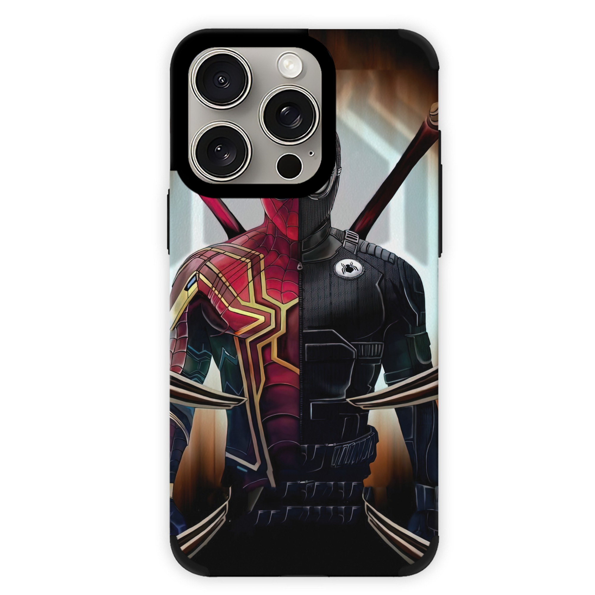 （画像用） Spider Man スパイダーマン 【iPhone15ProMax対応】 PUレザー スマホケース 耐衝撃＆黄変防止