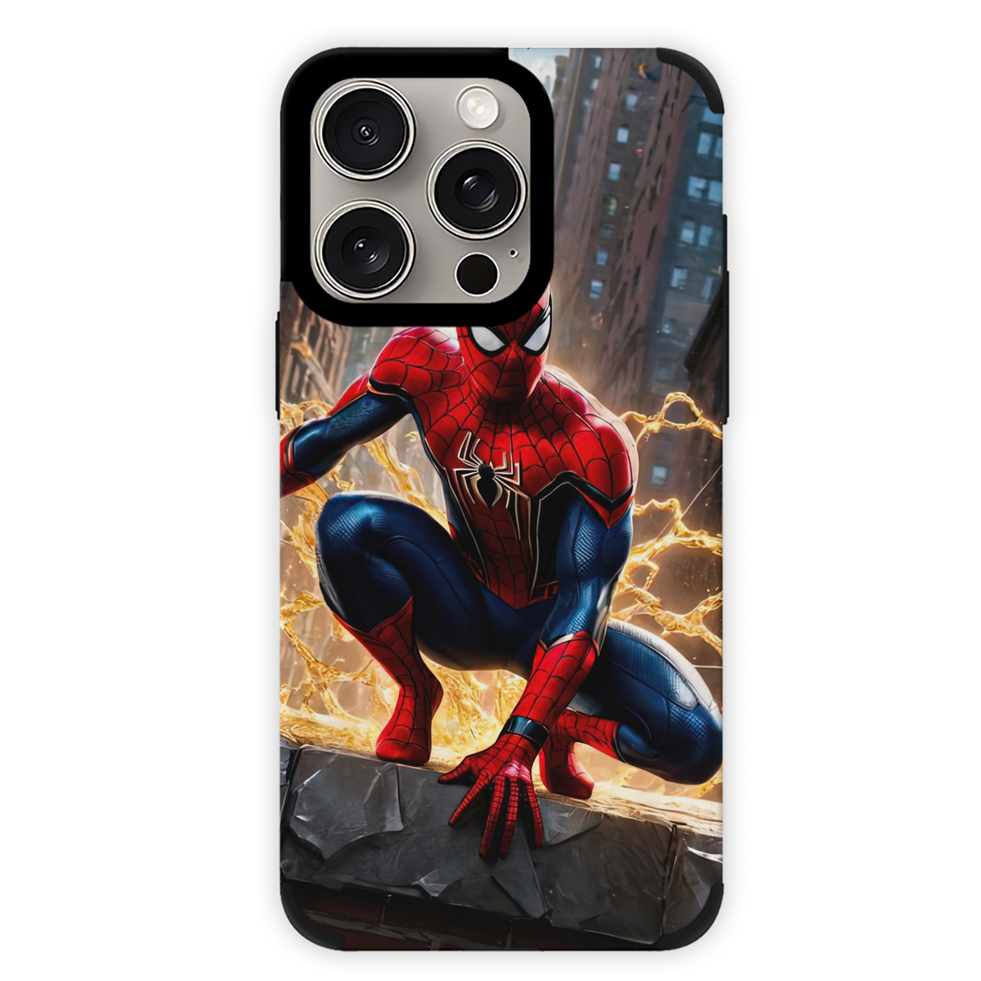 Spider Man スパイダーマン 【iPhone15ProMax対応】 PUレザー スマホケース 耐衝撃＆黄変防止