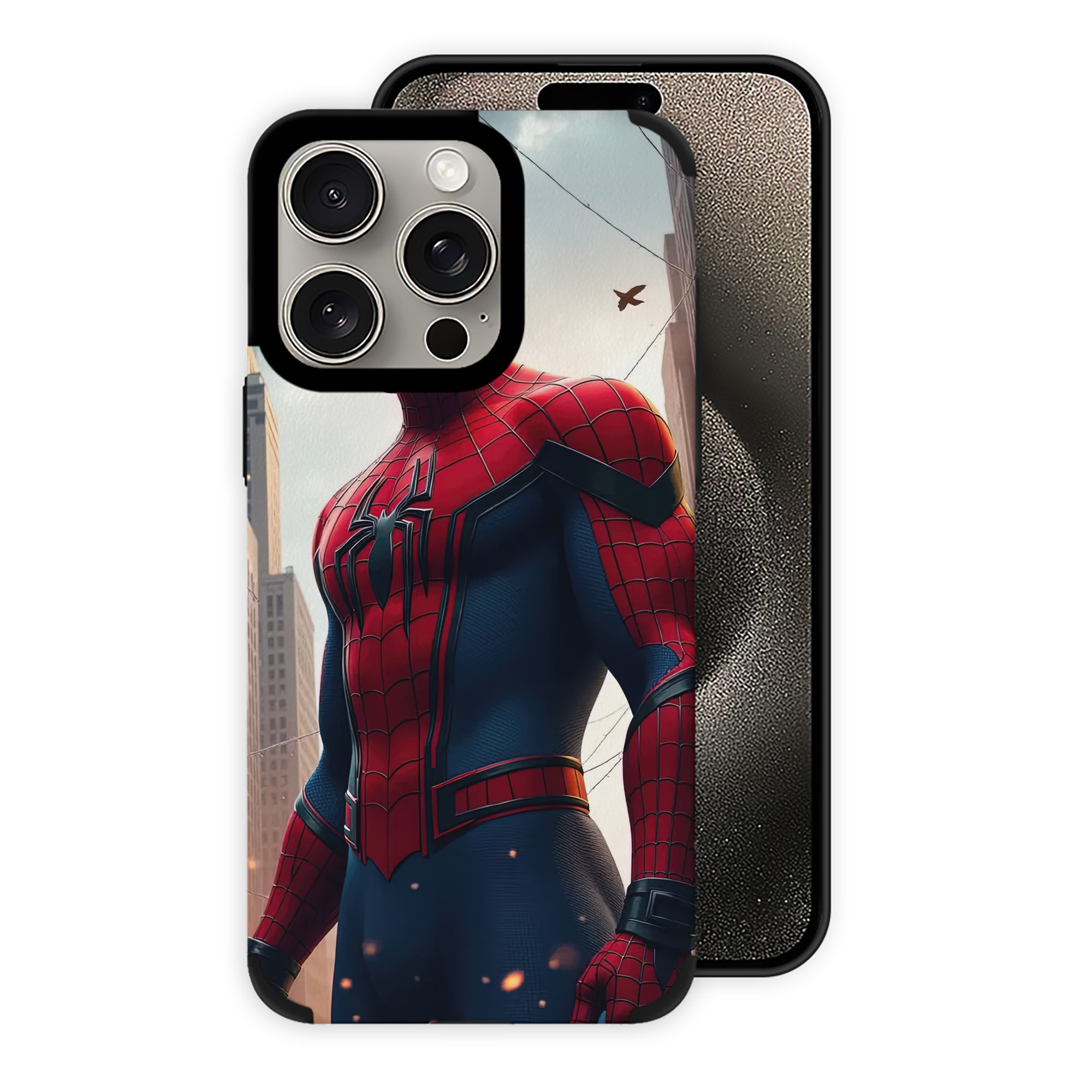 Spider Man スパイダーマン 【iPhone15ProMax対応】 PUレザー スマホケース 耐衝撃＆黄変防止