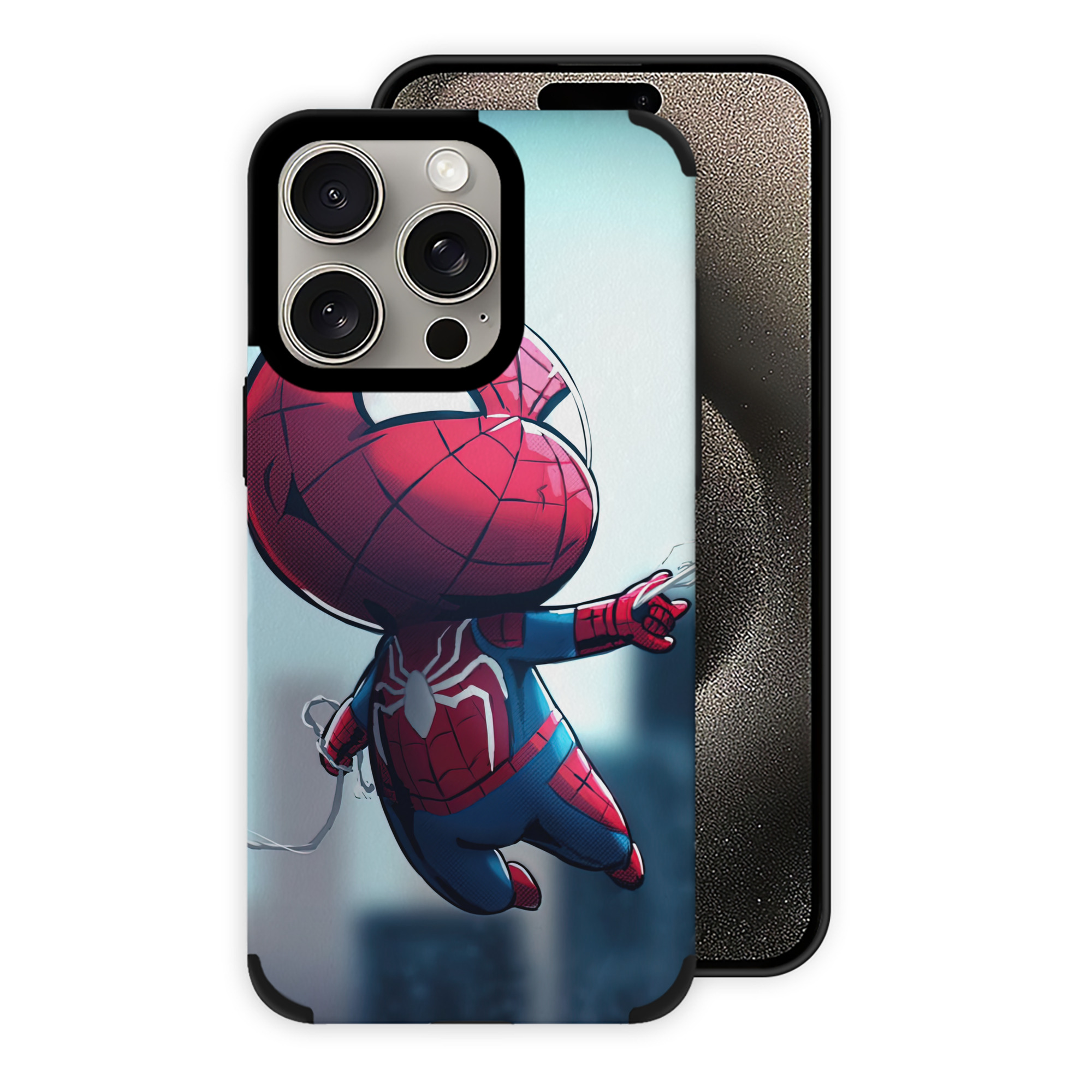 Spider Man スパイダーマン 【iPhone15ProMax対応】 PUレザー スマホケース 耐衝撃＆黄変防止