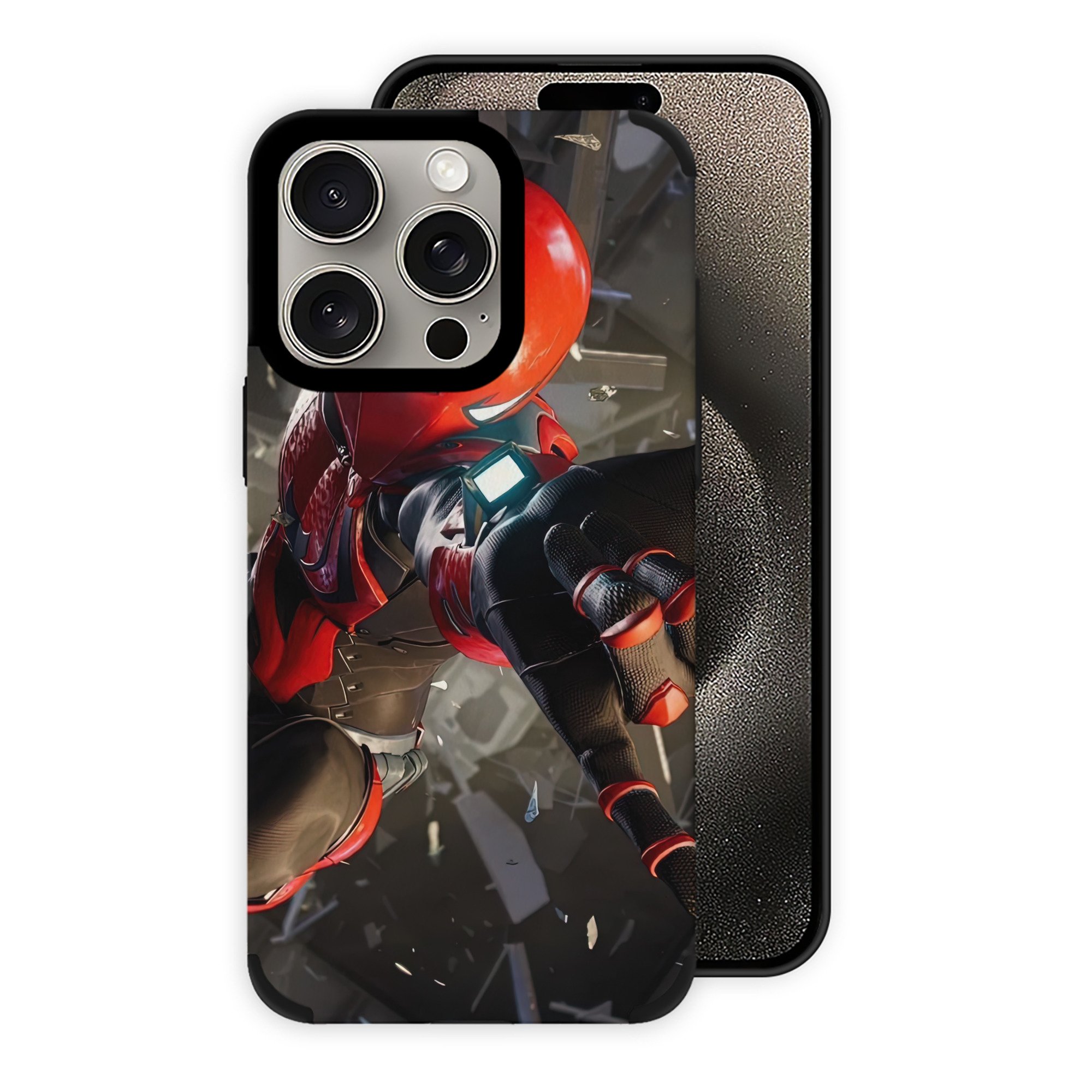 （画像用） Spider Man スパイダーマン 【iPhone15ProMax対応】 PUレザー スマホケース 耐衝撃＆黄変防止