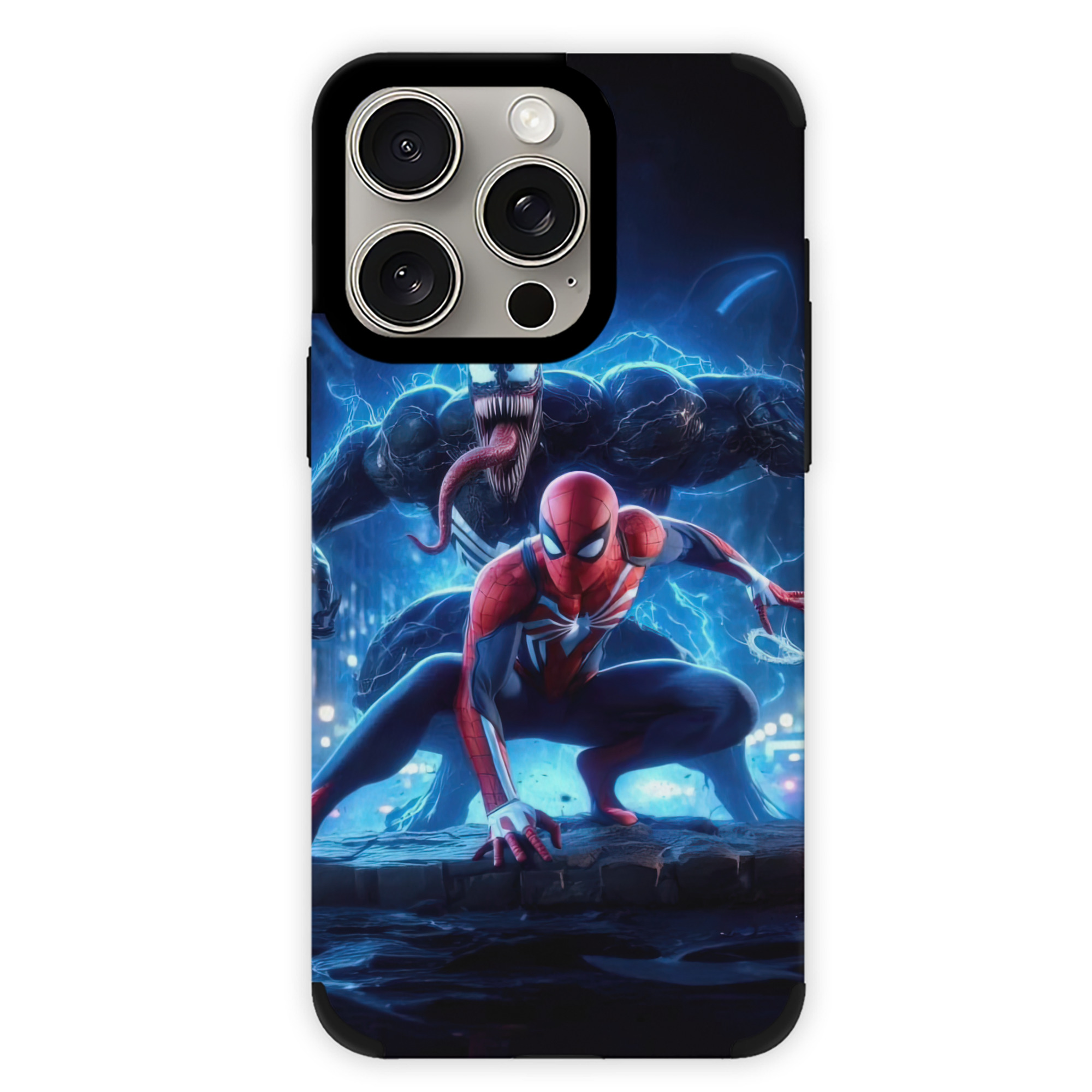 （画像用） Spider Man スパイダーマン 【iPhone15ProMax対応】 PUレザー スマホケース 耐衝撃＆黄変防止
